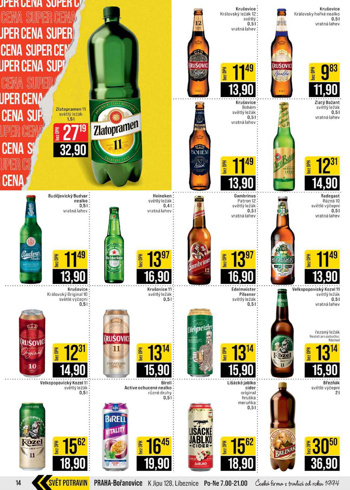 JIP Cash & Carry České Budějovice, Most, Náchod, Polička, Sušice a Svoboda nad Úpou od 15.4. do 21.4.2026 strana 14