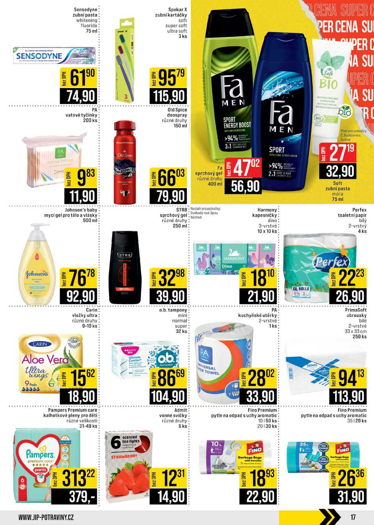 JIP Cash & Carry České Budějovice, Most, Náchod, Polička, Sušice a Svoboda nad Úpou od 15.4. do 21.4.2026 strana 17