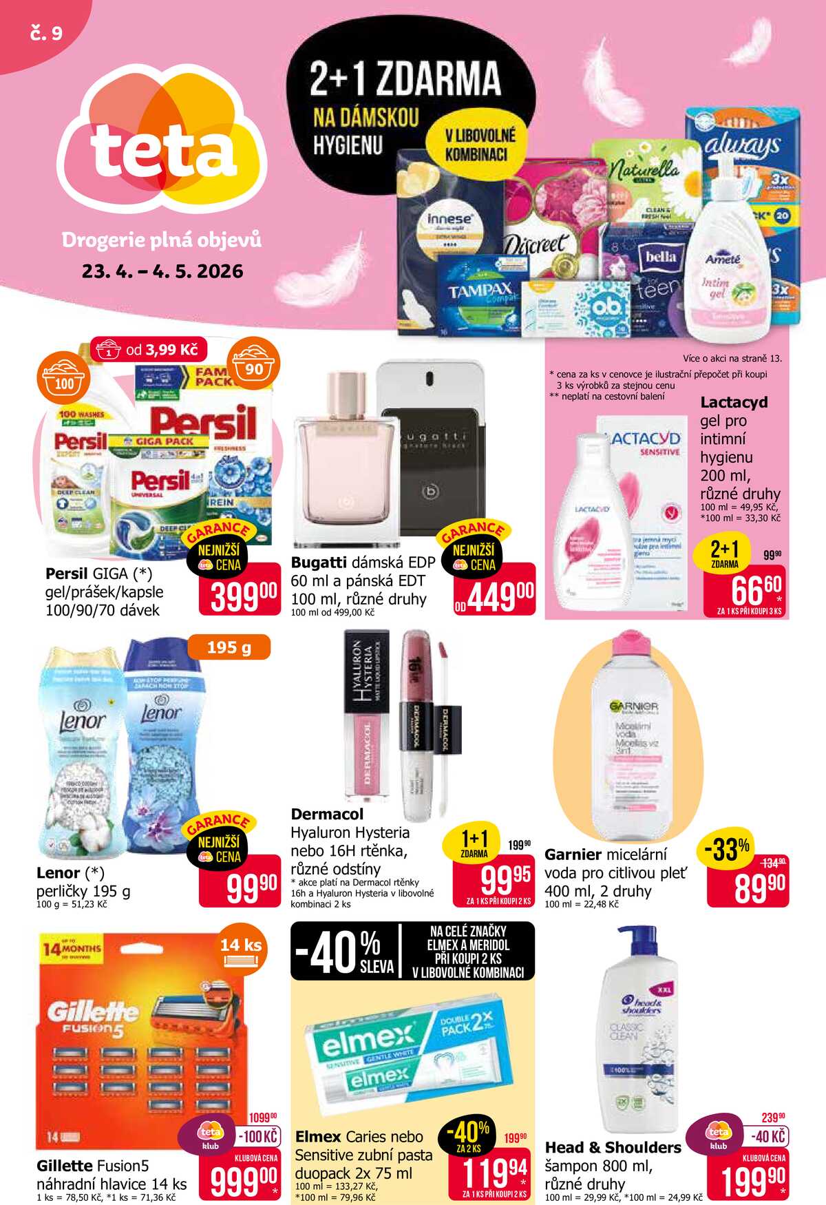 Teta drogerie  od 23.4. do 4.5.2026 strana 1