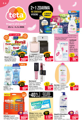 Teta drogerie  od 23.4. do 4.5.2026