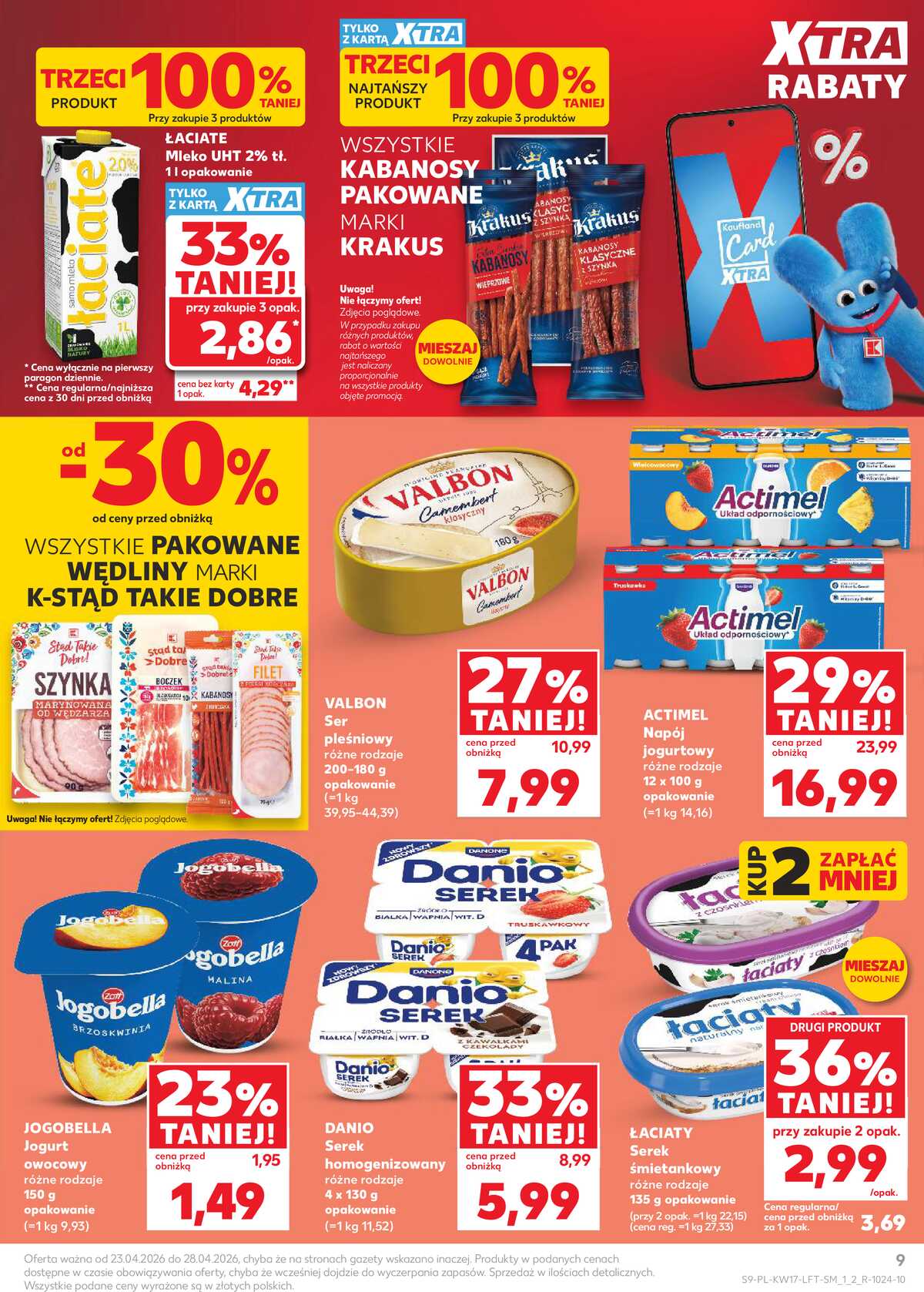 Leták Kaufland Polsko 23.4.-28.4.2026 - Noviny týdne strana 9