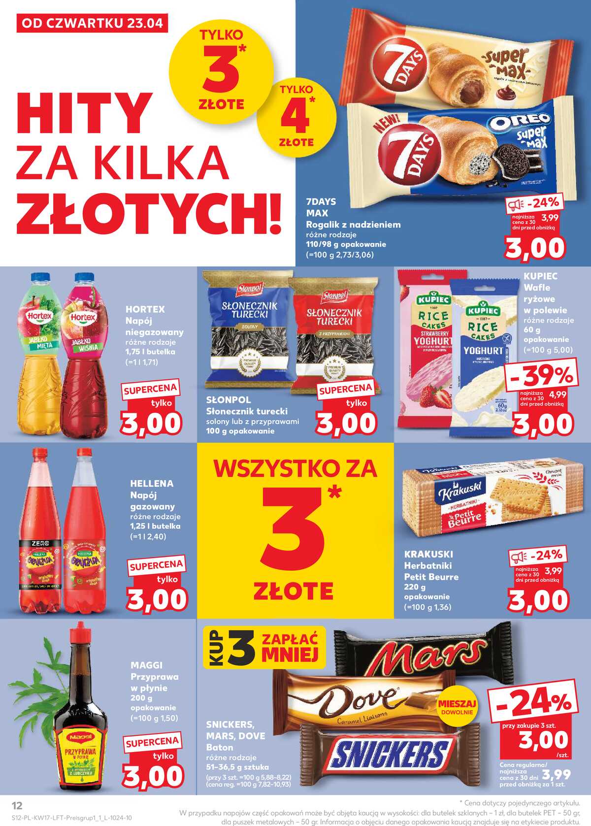 Leták Kaufland Polsko 23.4.-28.4.2026 - Noviny týdne strana 12
