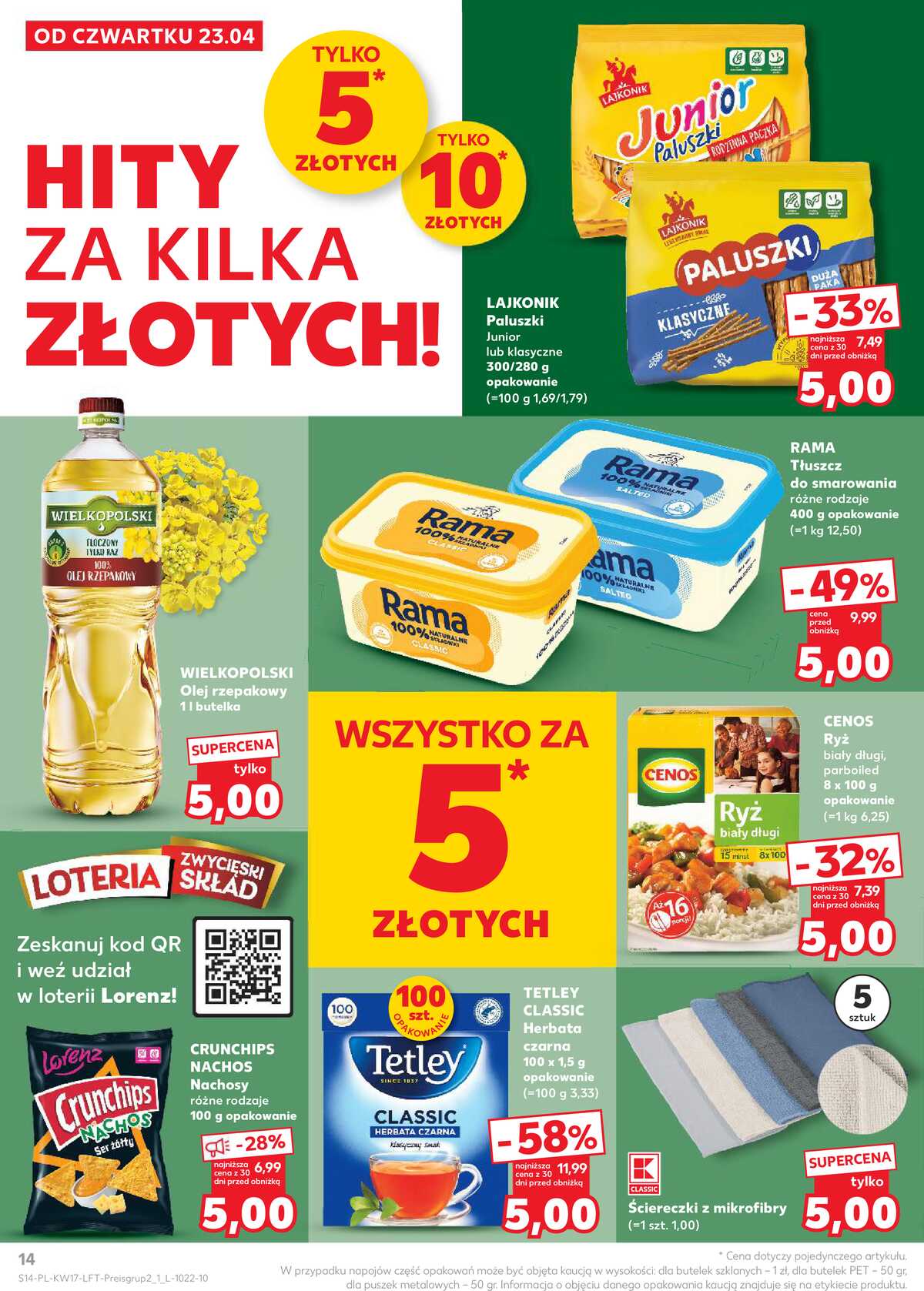 Leták Kaufland Polsko 23.4.-28.4.2026 - Noviny týdne strana 14