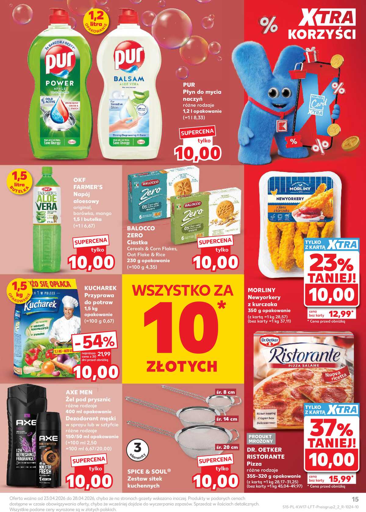 Leták Kaufland Polsko 23.4.-28.4.2026 - Noviny týdne strana 15