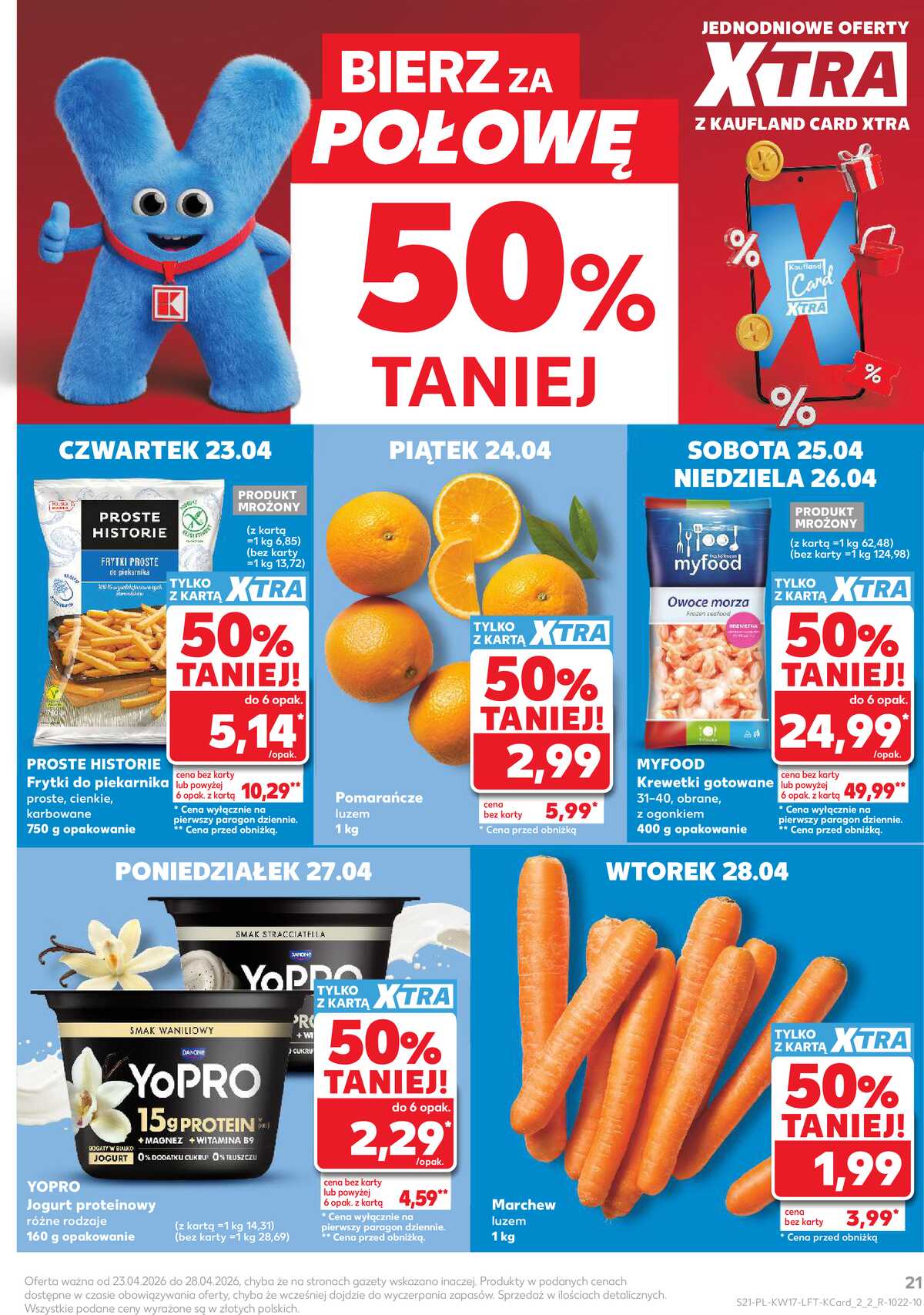 Leták Kaufland Polsko 23.4.-28.4.2026 - Noviny týdne strana 21