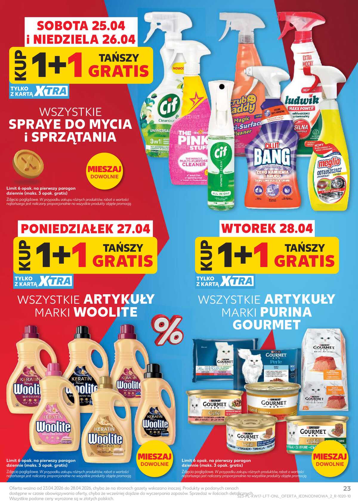Leták Kaufland Polsko 23.4.-28.4.2026 - Noviny týdne strana 23