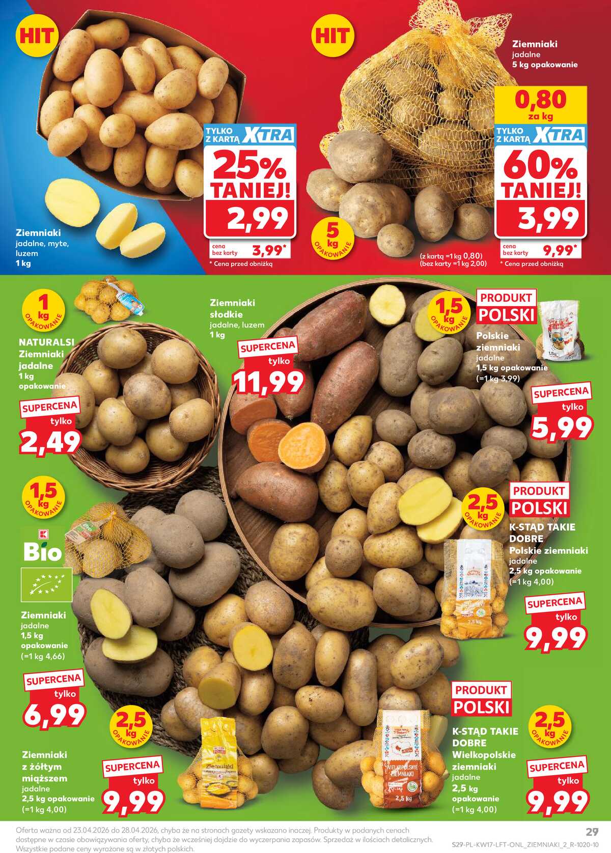 Leták Kaufland Polsko 23.4.-28.4.2026 - Noviny týdne strana 29