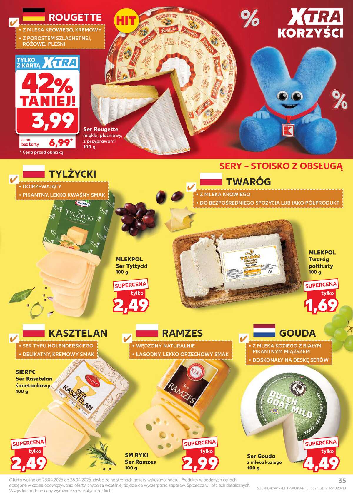 Leták Kaufland Polsko 23.4.-28.4.2026 - Noviny týdne strana 35
