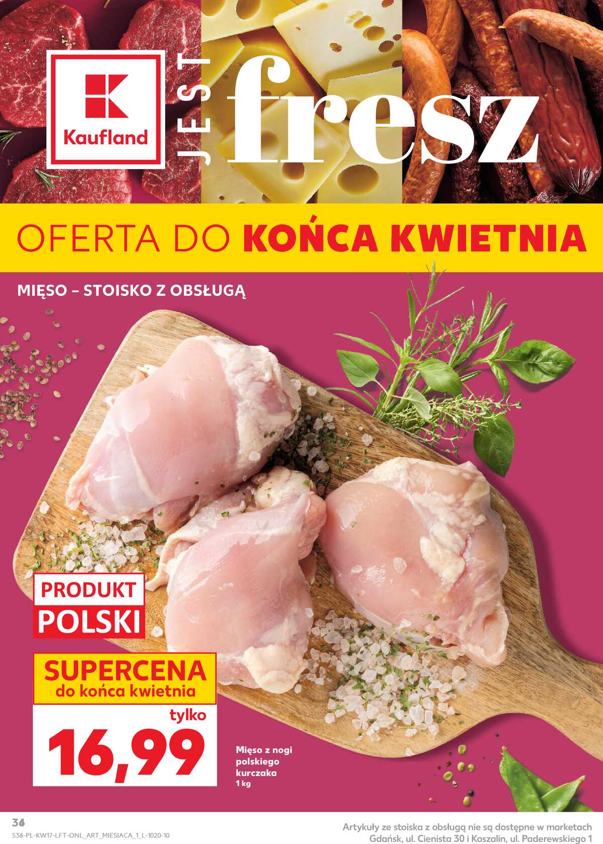 Leták Kaufland Polsko 23.4.-28.4.2026 - Noviny týdne strana 36