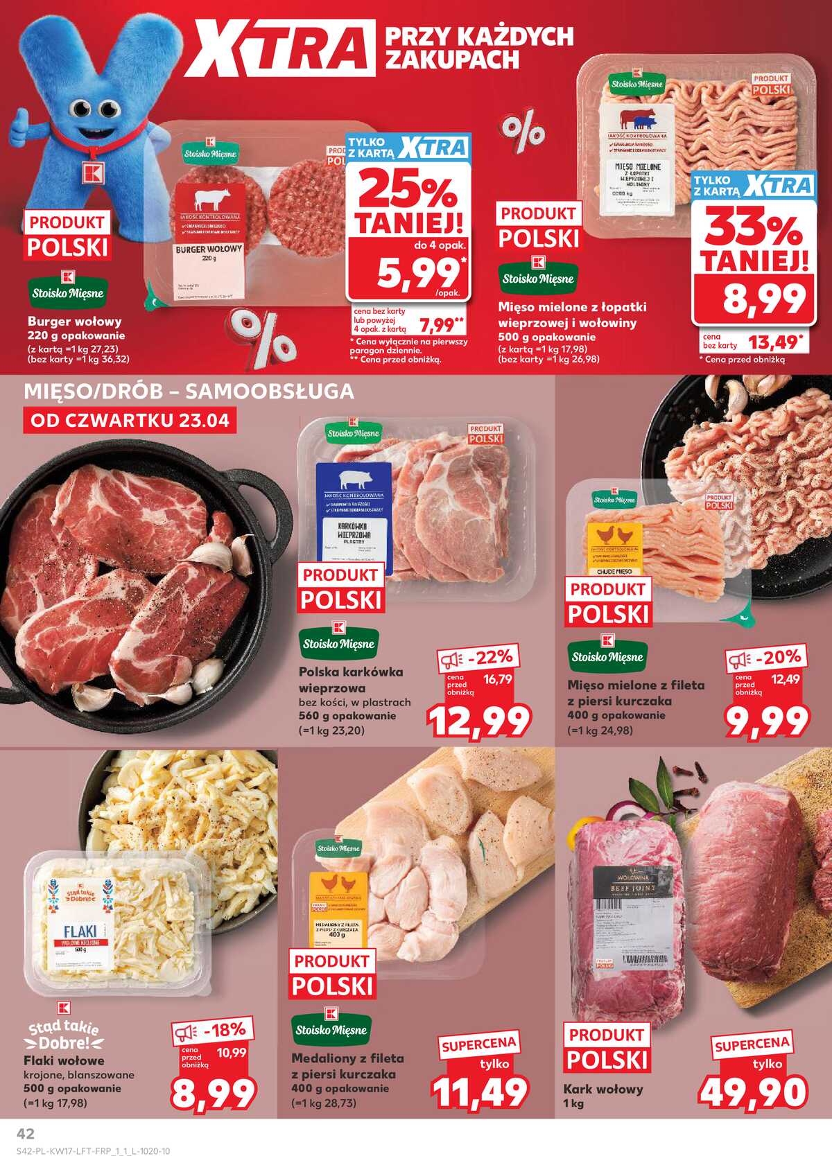 Leták Kaufland Polsko 23.4.-28.4.2026 - Noviny týdne strana 42