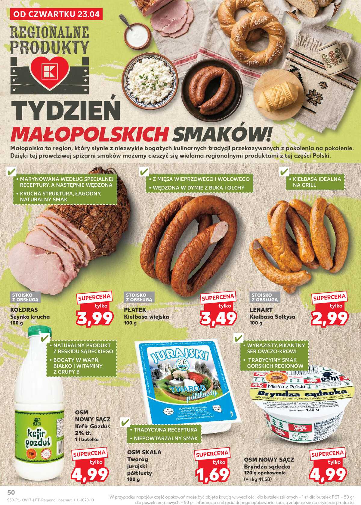 Leták Kaufland Polsko 23.4.-28.4.2026 - Noviny týdne strana 50