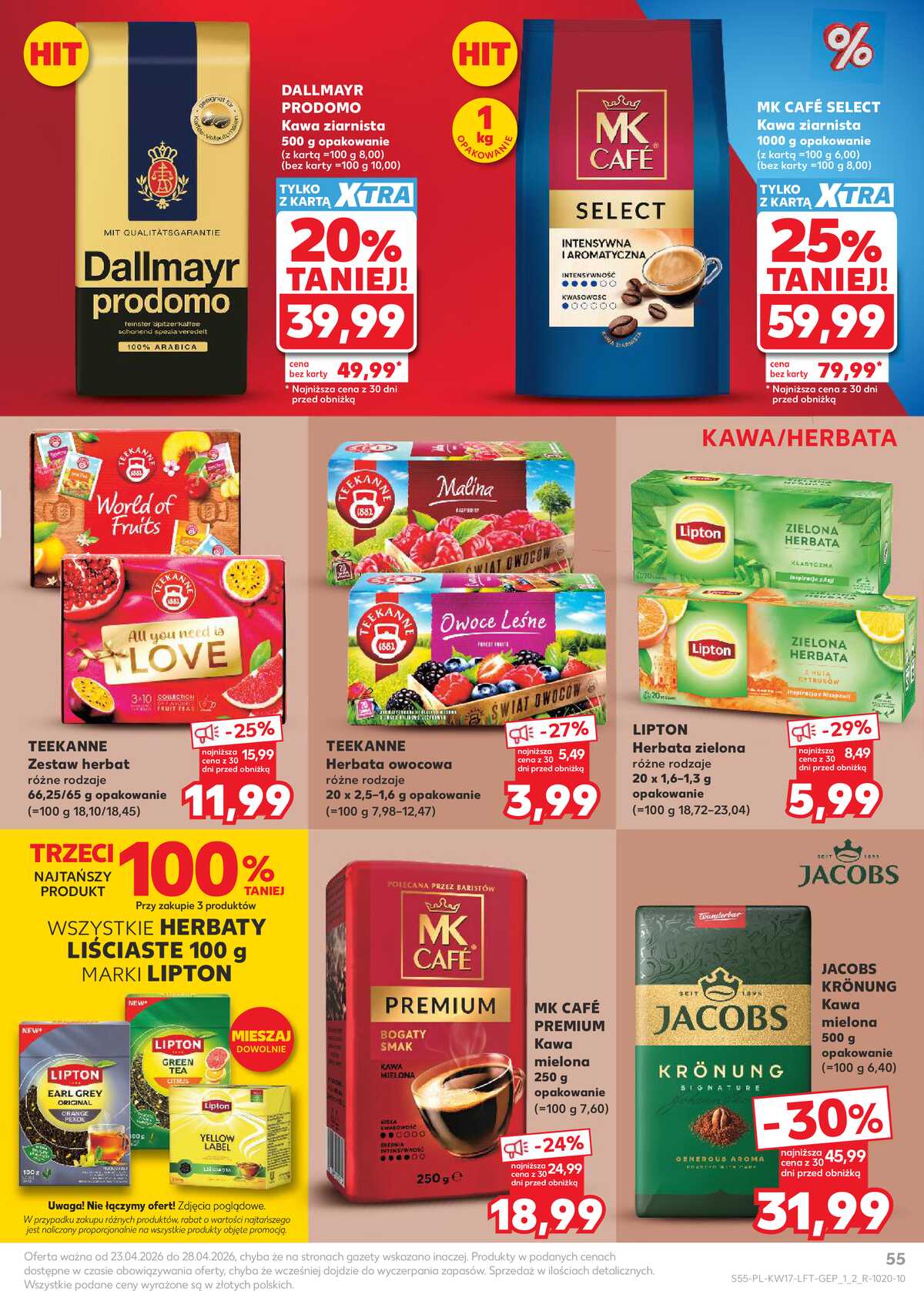 Leták Kaufland Polsko 23.4.-28.4.2026 - Noviny týdne strana 55