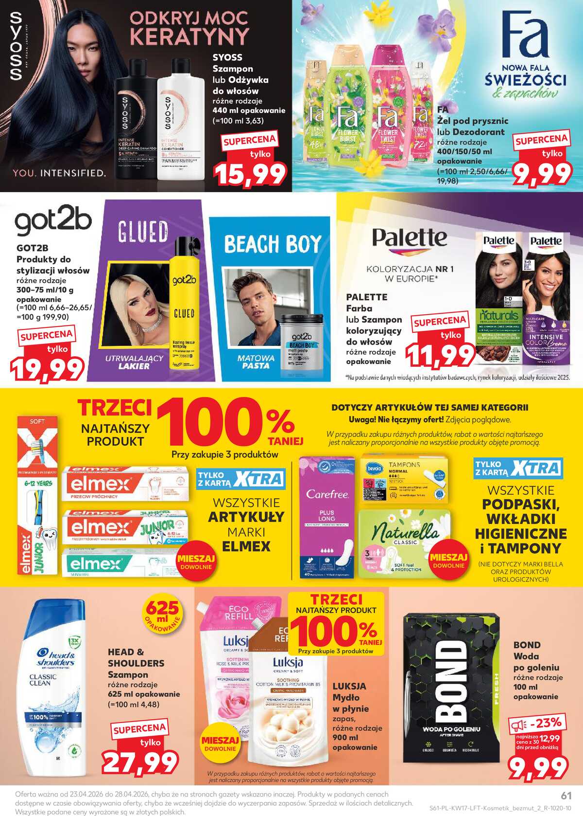 Leták Kaufland Polsko 23.4.-28.4.2026 - Noviny týdne strana 61