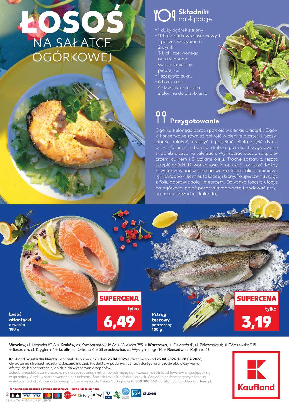 Leták Kaufland Polsko 23.4.-28.4.2026 - Ryby z našeho pultu strana 2