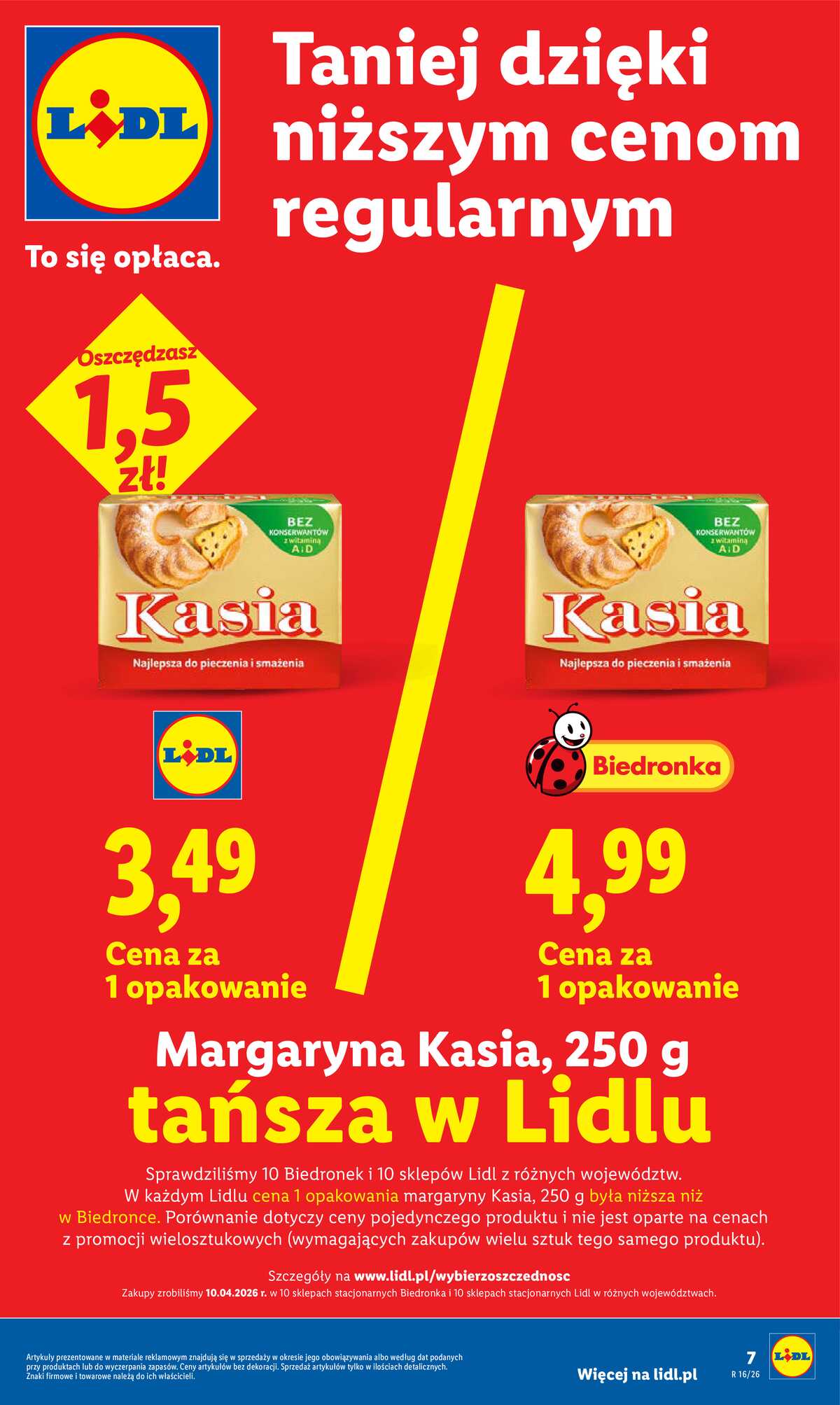 Leták Lidl Polsko 23.4.-26.4.2026 - Zpravodaj platný od 23.04 do 26.04 strana 7