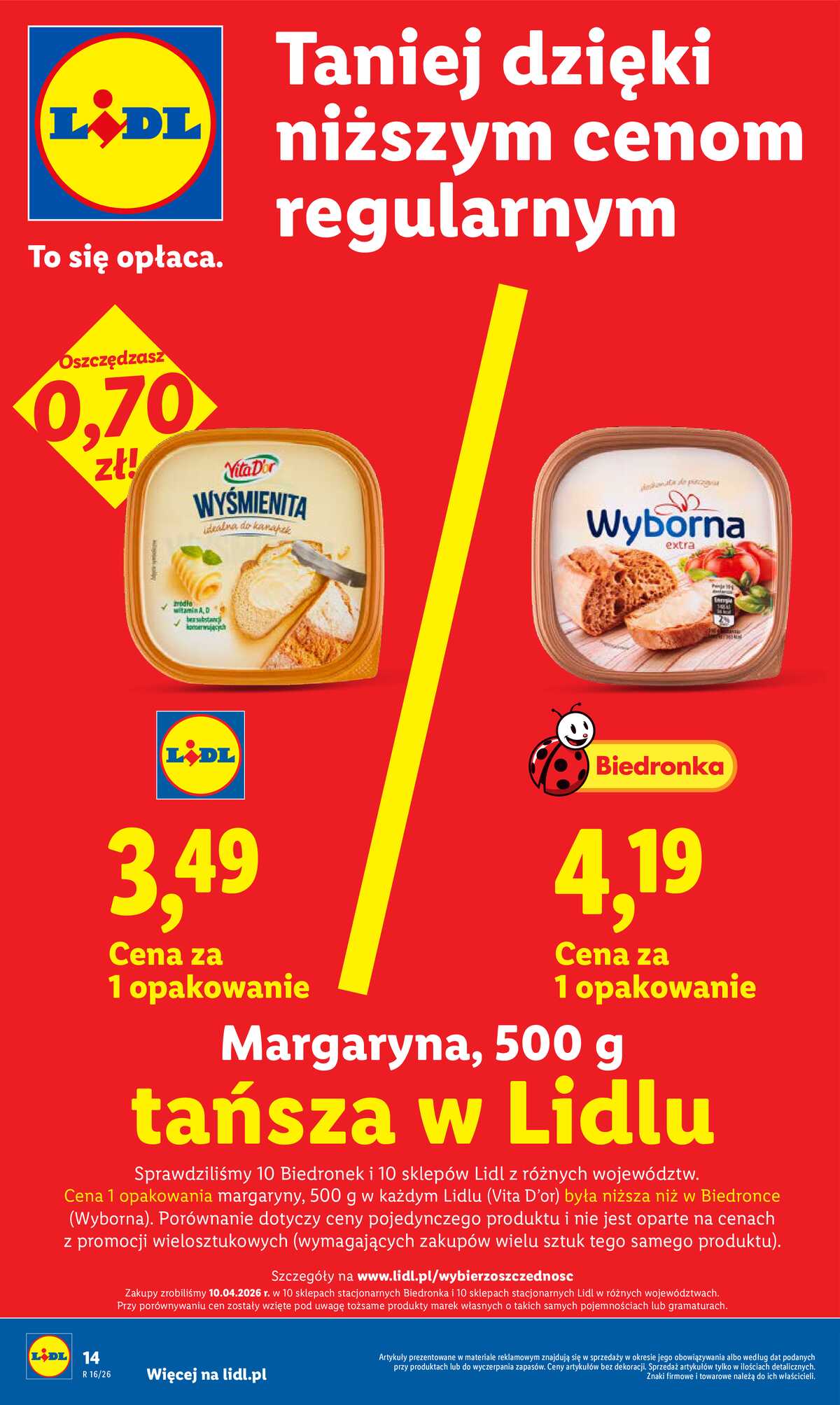 Leták Lidl Polsko 23.4.-26.4.2026 - Zpravodaj platný od 23.04 do 26.04 strana 14