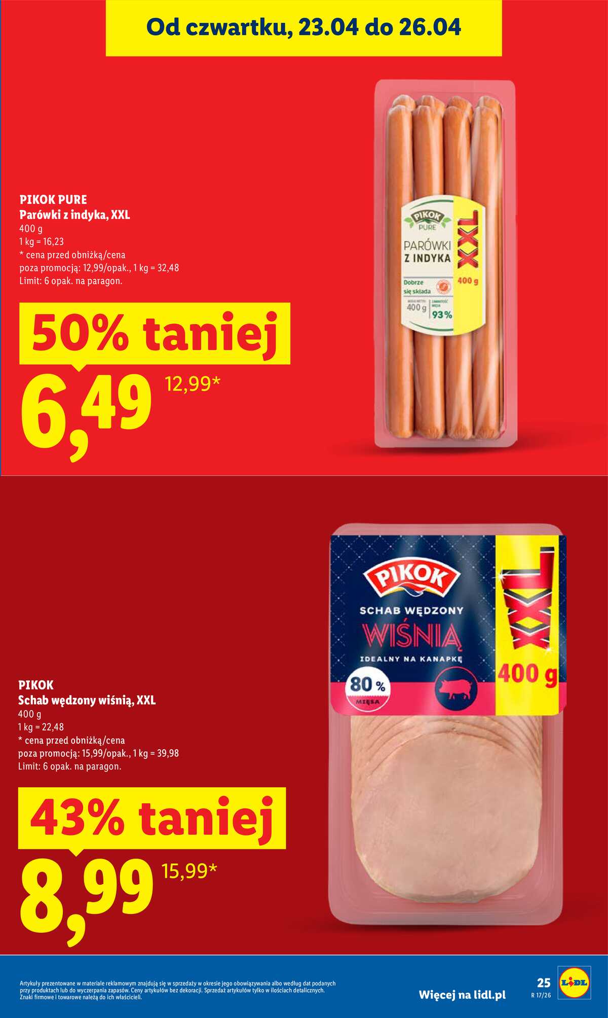 Leták Lidl Polsko 23.4.-26.4.2026 - Zpravodaj platný od 23.04 do 26.04 strana 25