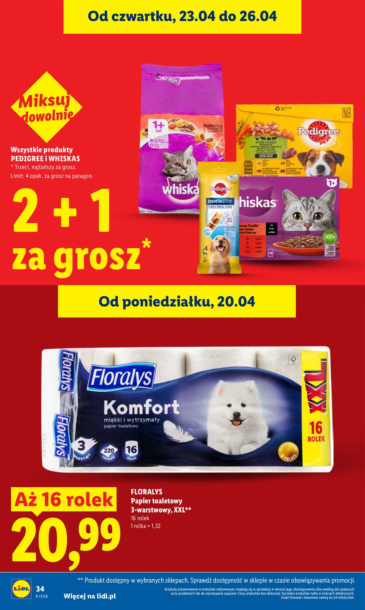 Leták Lidl Polsko 23.4.-26.4.2026 - Zpravodaj platný od 23.04 do 26.04 strana 34