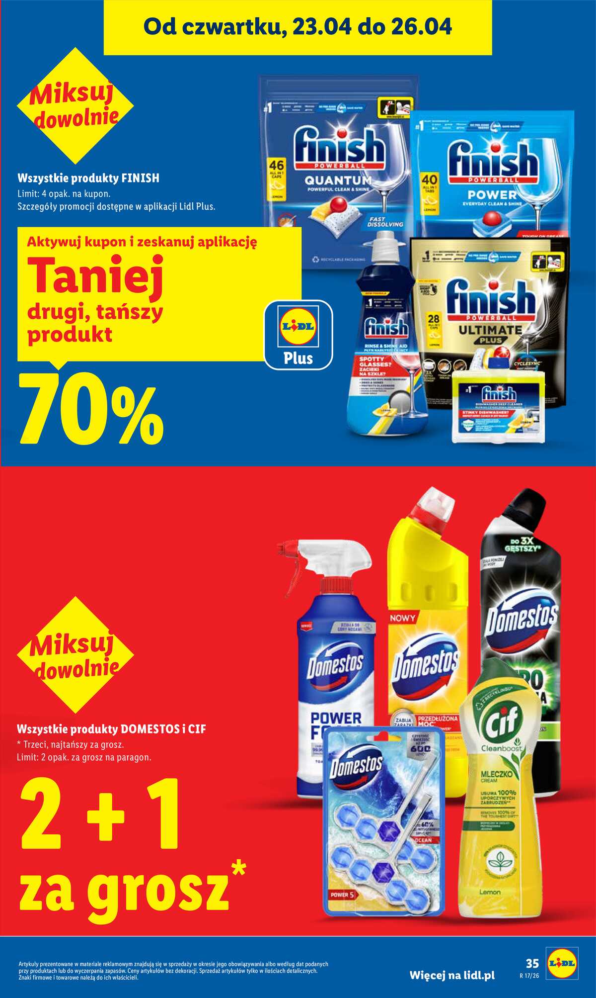 Leták Lidl Polsko 23.4.-26.4.2026 - Zpravodaj platný od 23.04 do 26.04 strana 35