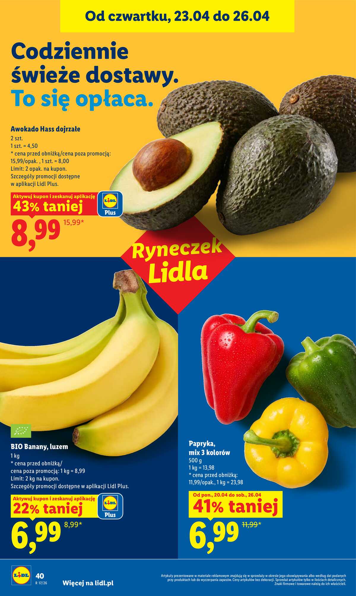 Leták Lidl Polsko 23.4.-26.4.2026 - Zpravodaj platný od 23.04 do 26.04 strana 40