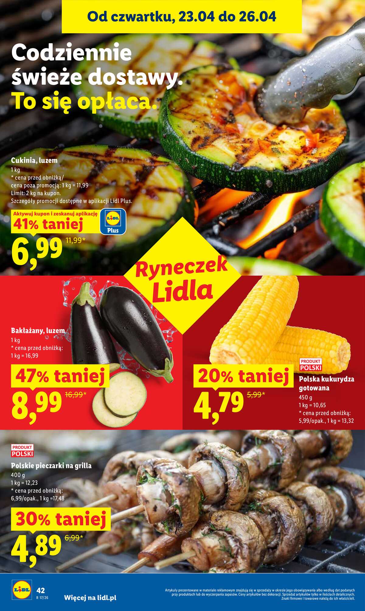 Leták Lidl Polsko 23.4.-26.4.2026 - Zpravodaj platný od 23.04 do 26.04 strana 42