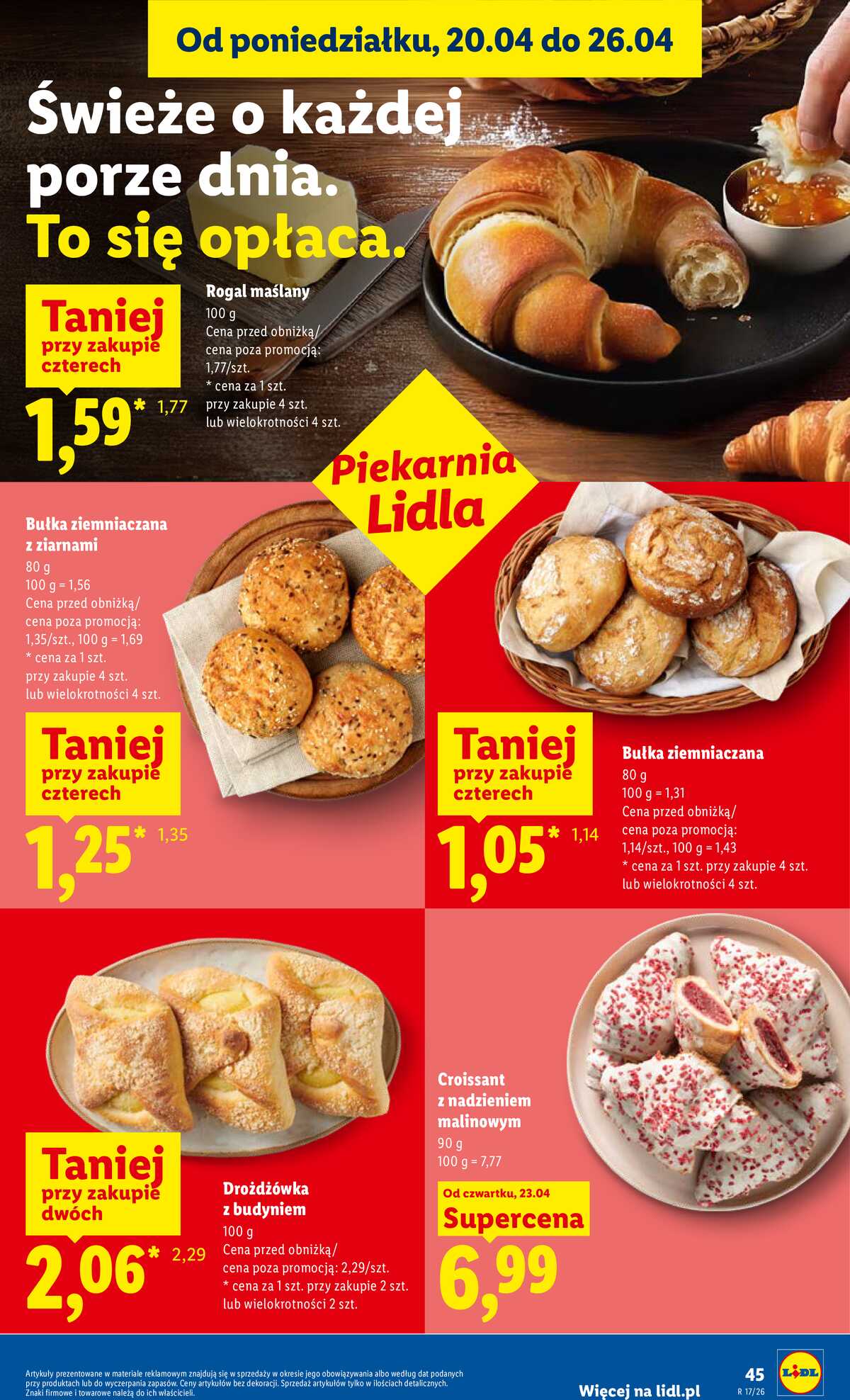 Leták Lidl Polsko 23.4.-26.4.2026 - Zpravodaj platný od 23.04 do 26.04 strana 45
