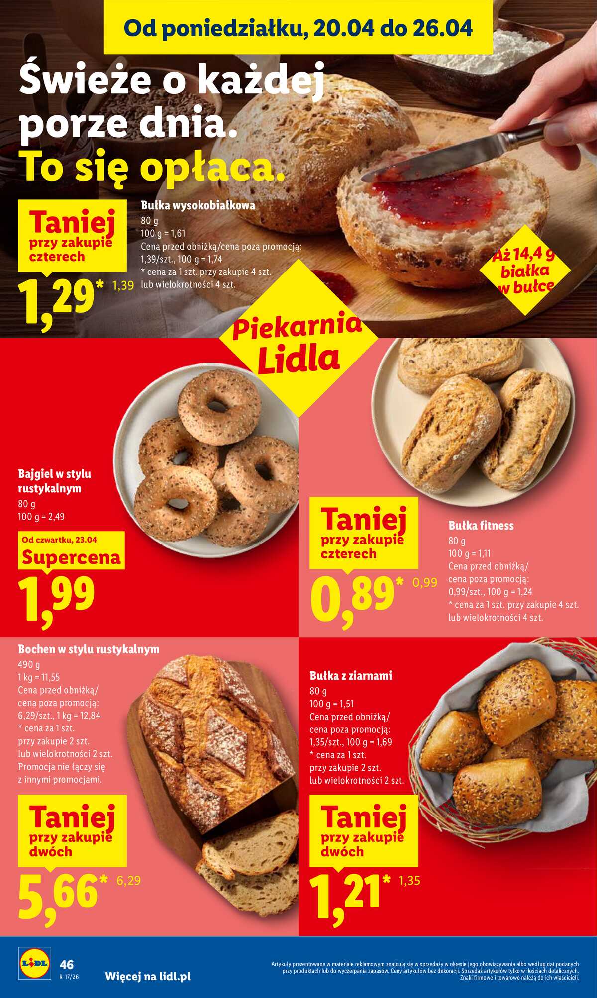 Leták Lidl Polsko 23.4.-26.4.2026 - Zpravodaj platný od 23.04 do 26.04 strana 46