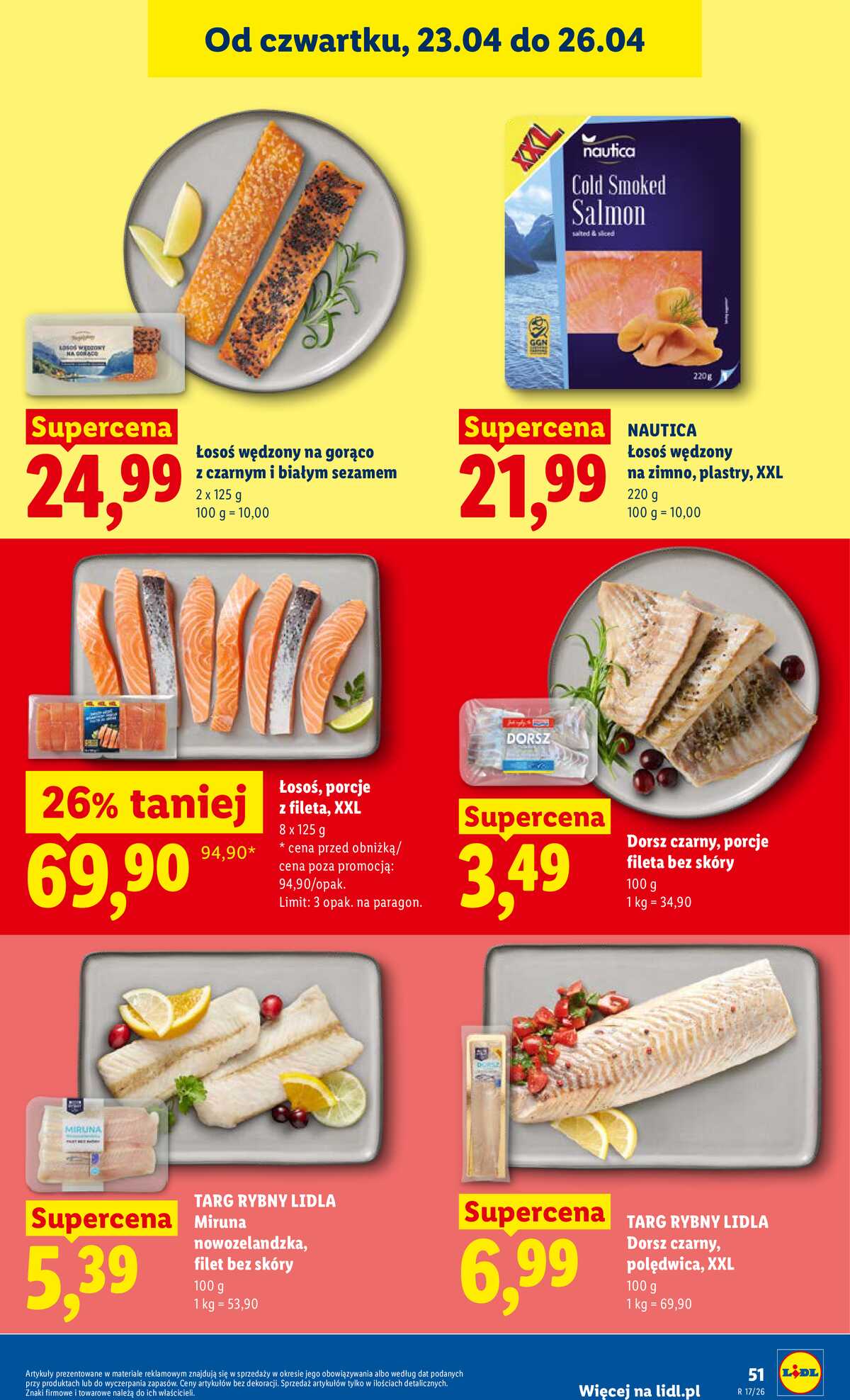 Leták Lidl Polsko 23.4.-26.4.2026 - Zpravodaj platný od 23.04 do 26.04 strana 51