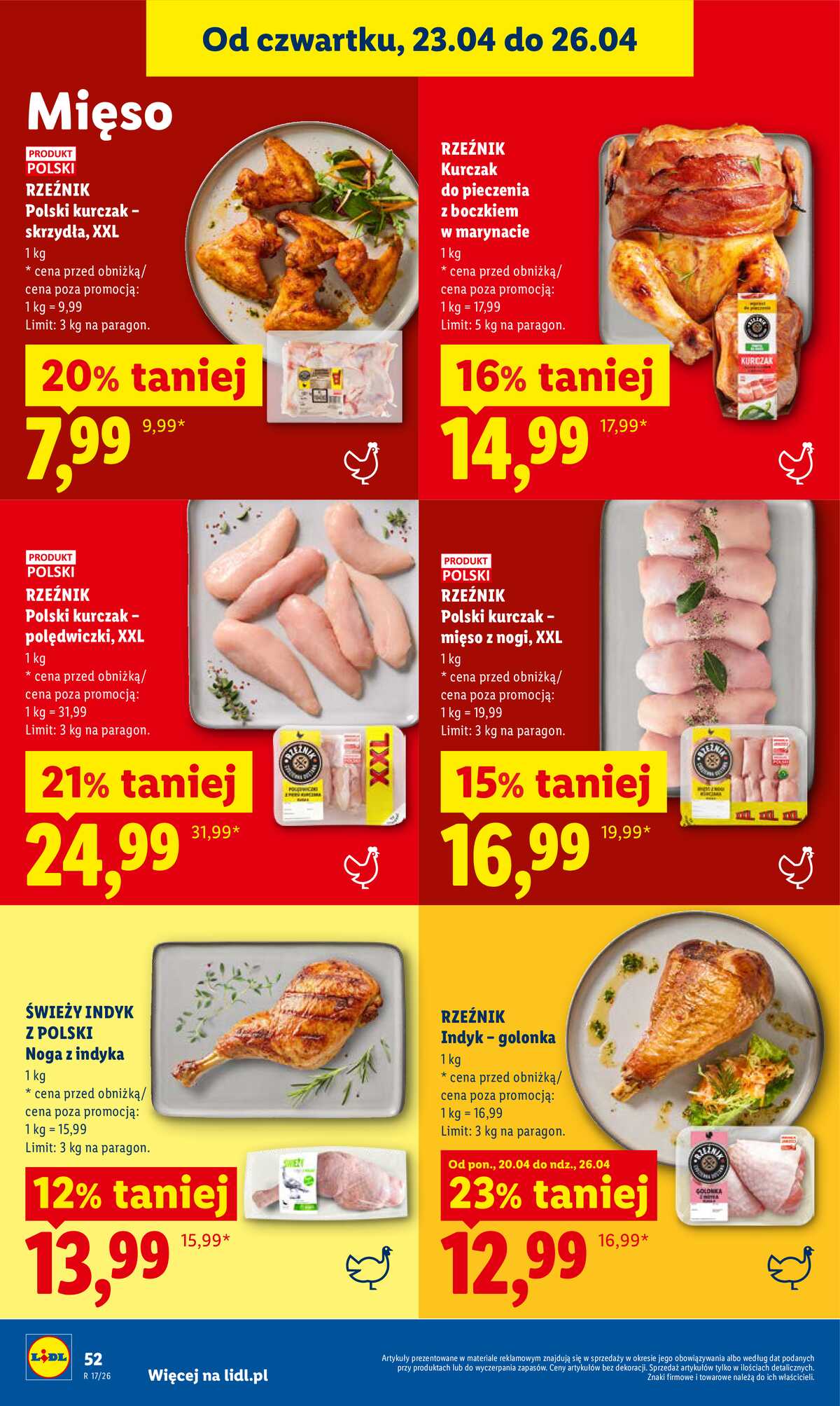 Leták Lidl Polsko 23.4.-26.4.2026 - Zpravodaj platný od 23.04 do 26.04 strana 52