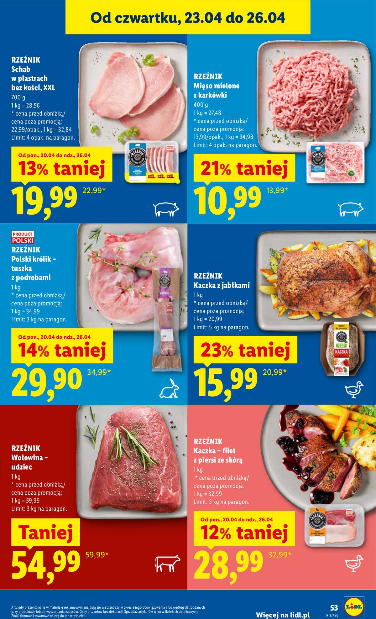 Leták Lidl Polsko 23.4.-26.4.2026 - Zpravodaj platný od 23.04 do 26.04 strana 53