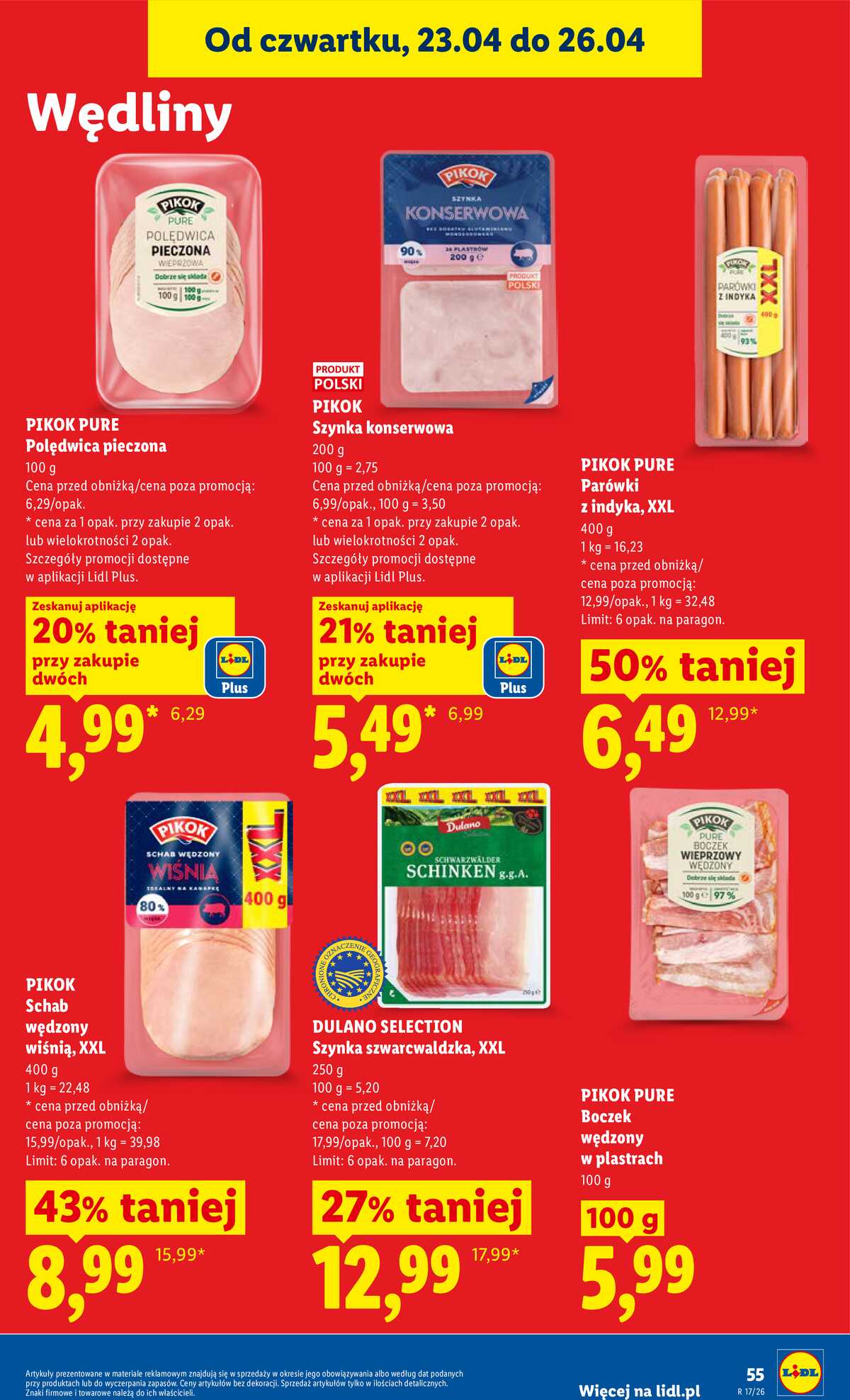 Leták Lidl Polsko 23.4.-26.4.2026 - Zpravodaj platný od 23.04 do 26.04 strana 55