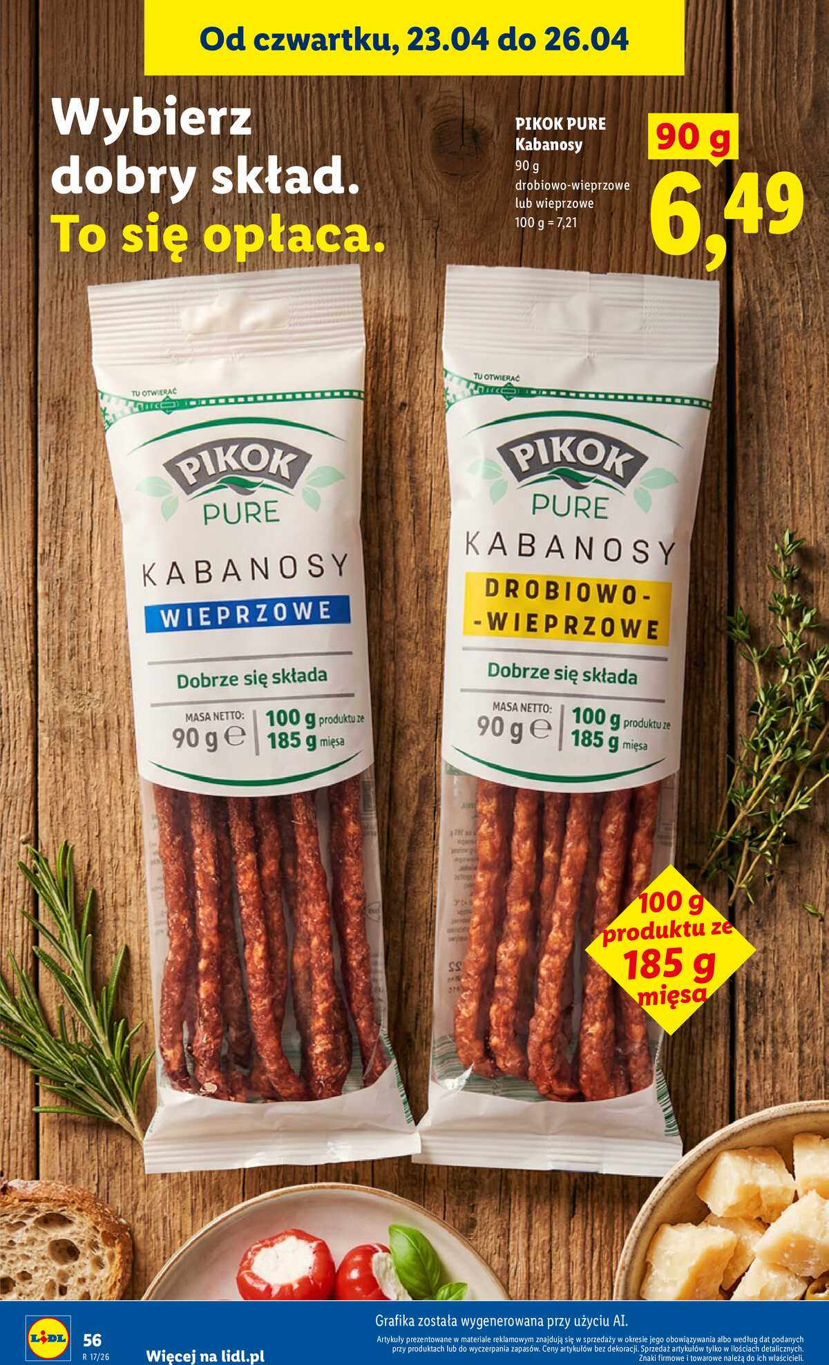 Leták Lidl Polsko 23.4.-26.4.2026 - Zpravodaj platný od 23.04 do 26.04 strana 56