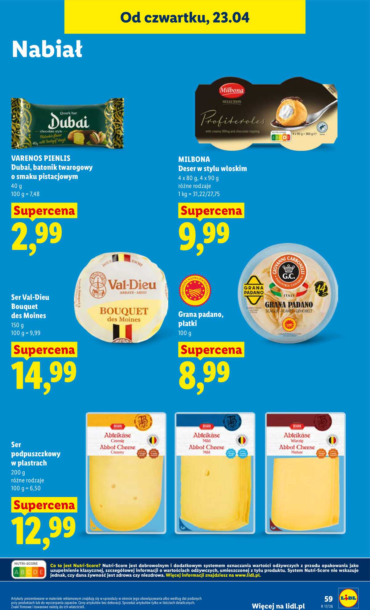 Leták Lidl Polsko 23.4.-26.4.2026 - Zpravodaj platný od 23.04 do 26.04 strana 59