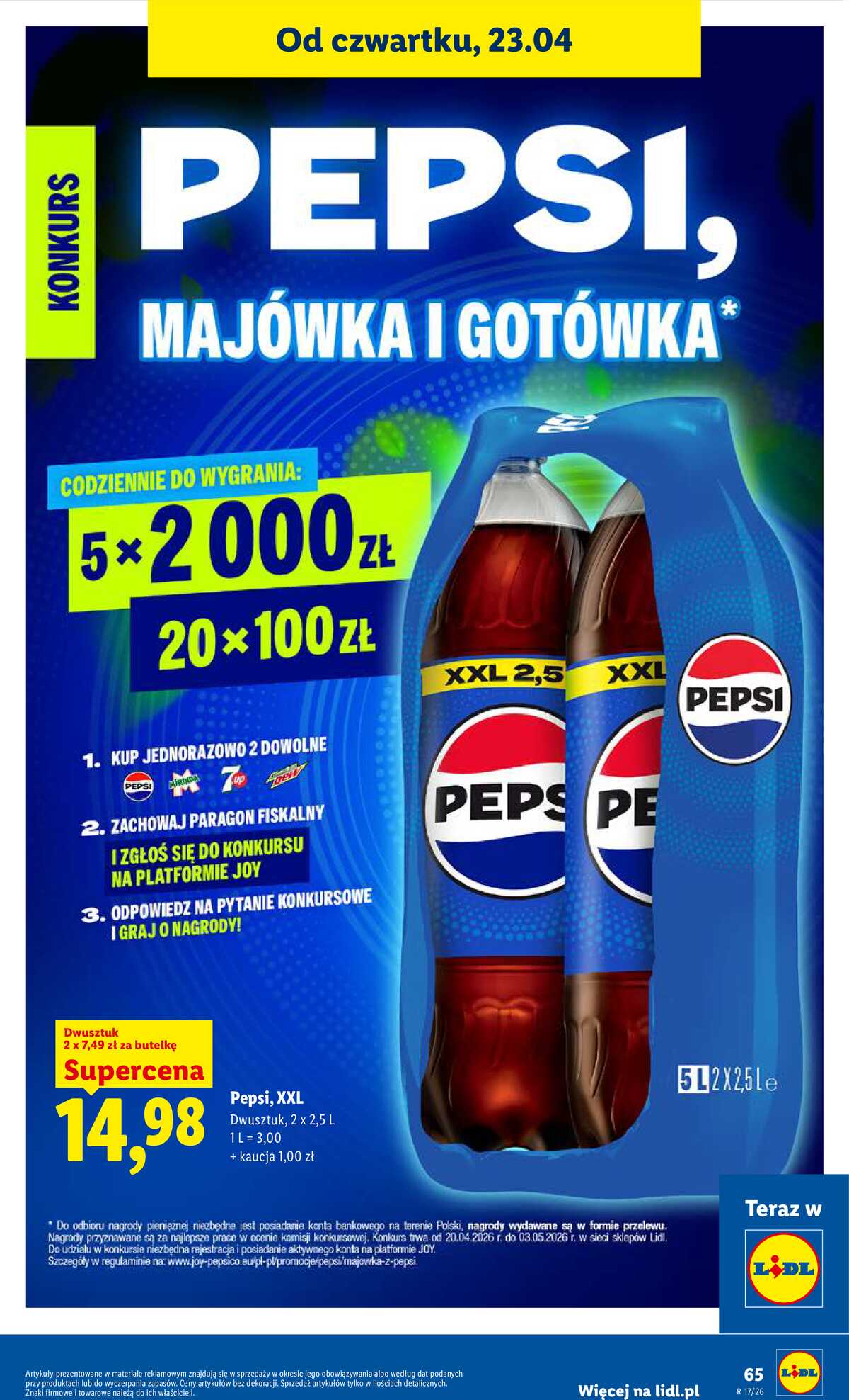 Leták Lidl Polsko 23.4.-26.4.2026 - Zpravodaj platný od 23.04 do 26.04 strana 65