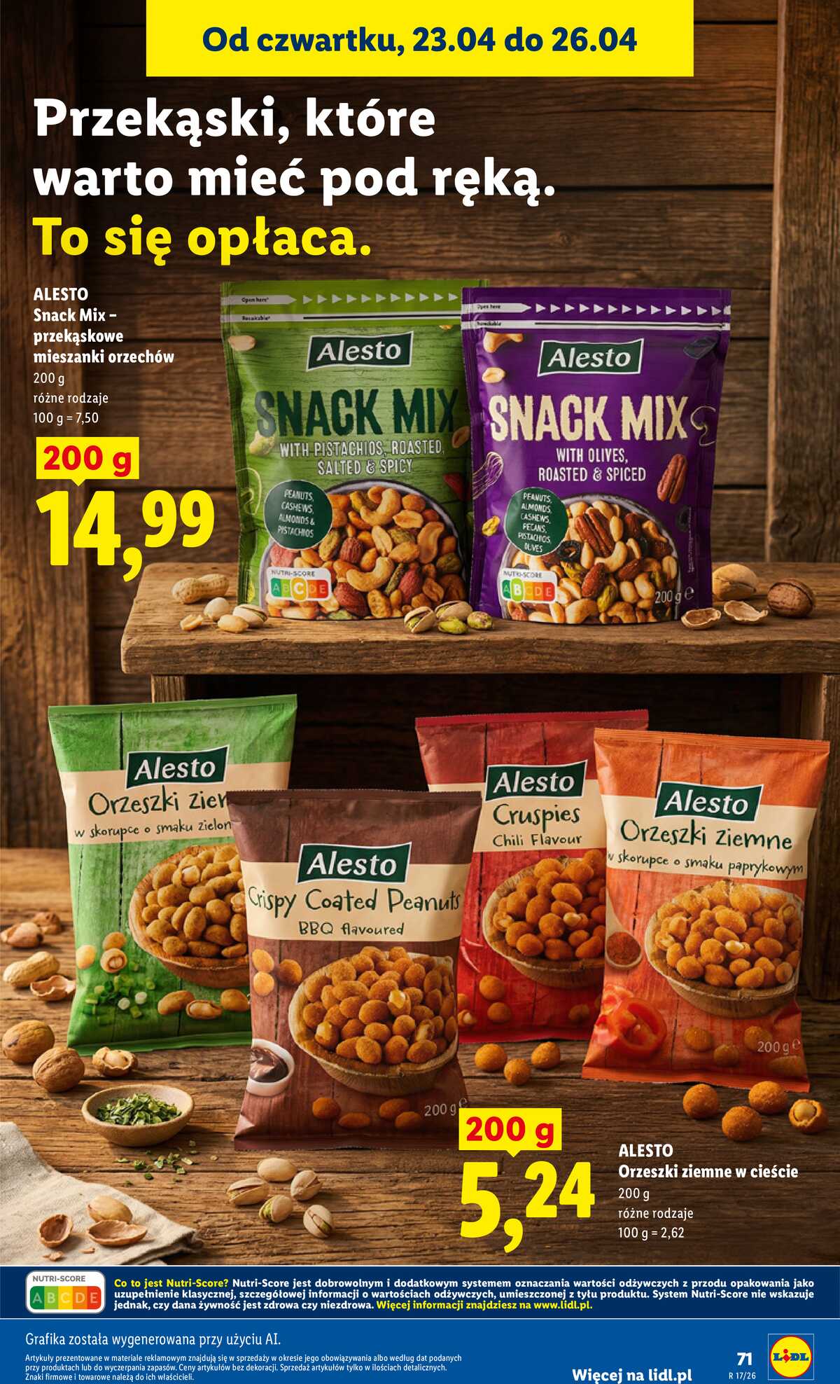 Leták Lidl Polsko 23.4.-26.4.2026 - Zpravodaj platný od 23.04 do 26.04 strana 71