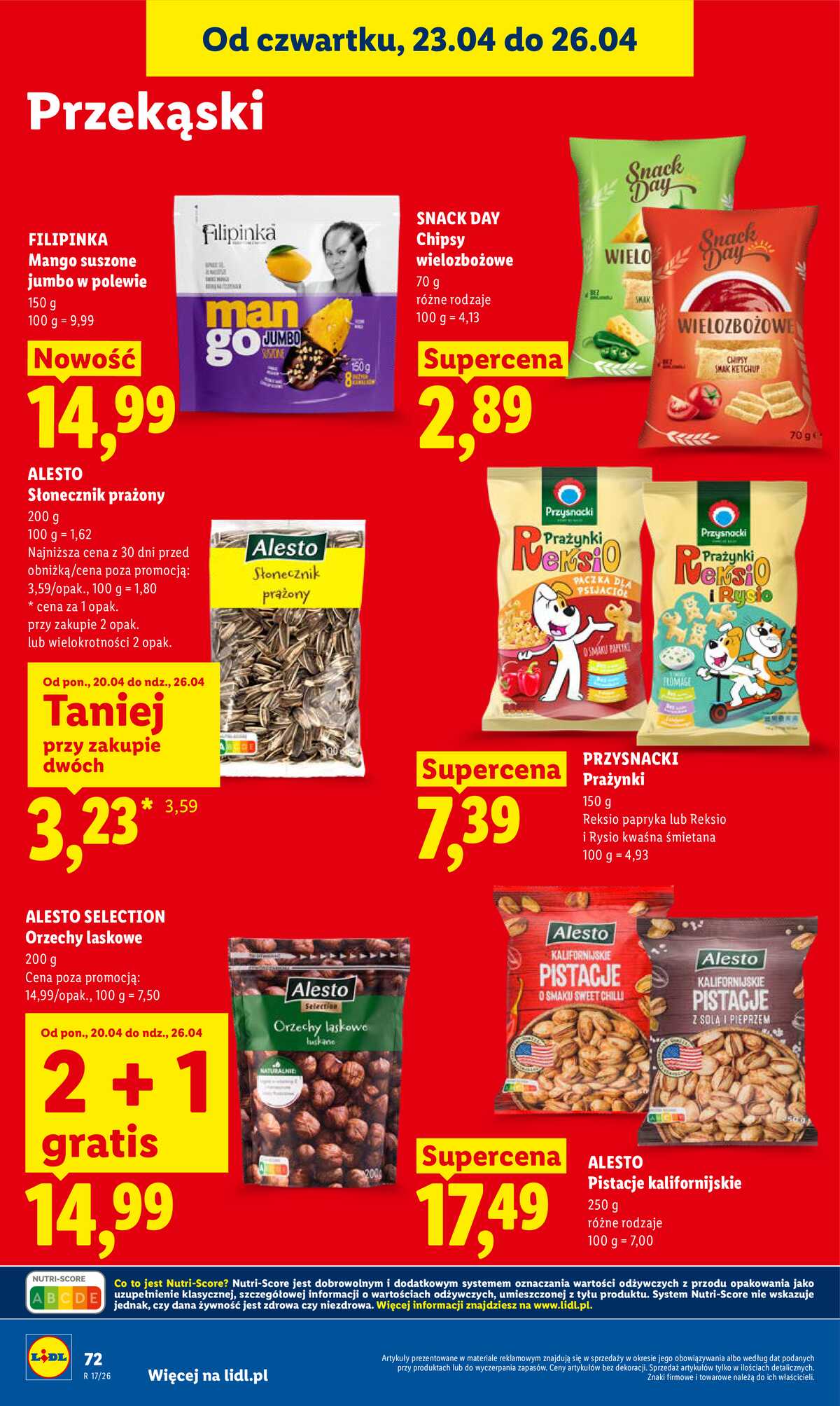 Leták Lidl Polsko 23.4.-26.4.2026 - Zpravodaj platný od 23.04 do 26.04 strana 72