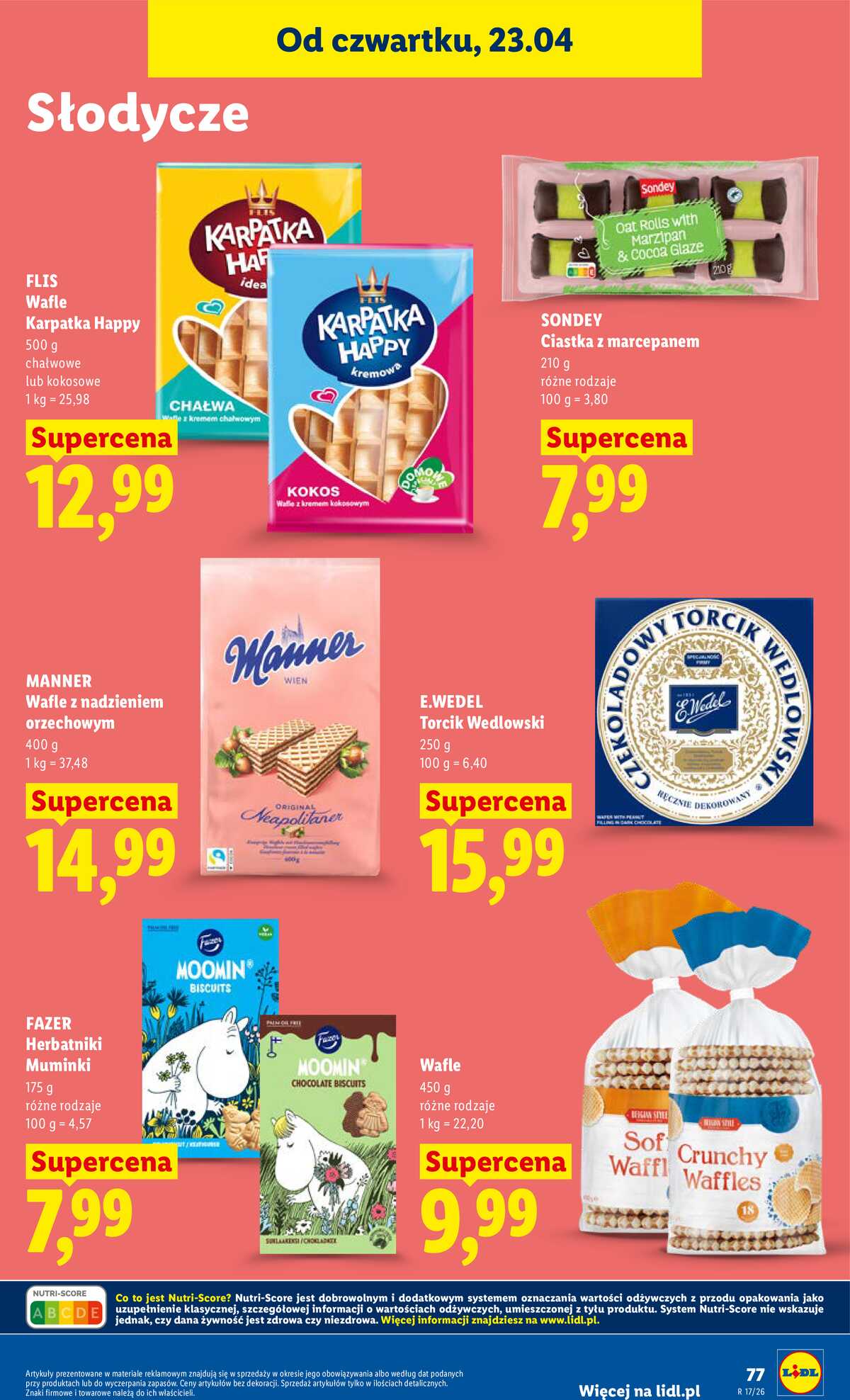 Leták Lidl Polsko 23.4.-26.4.2026 - Zpravodaj platný od 23.04 do 26.04 strana 77