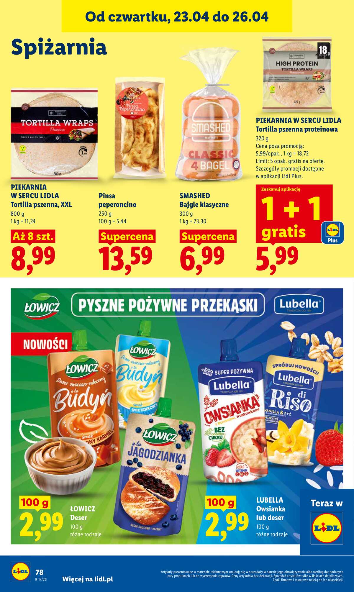Leták Lidl Polsko 23.4.-26.4.2026 - Zpravodaj platný od 23.04 do 26.04 strana 78