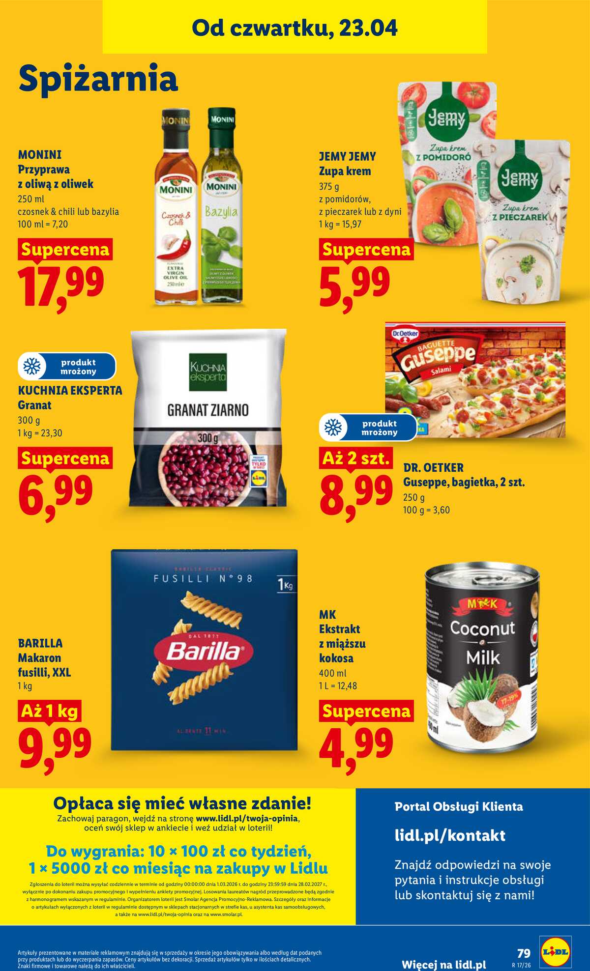 Leták Lidl Polsko 23.4.-26.4.2026 - Zpravodaj platný od 23.04 do 26.04 strana 79