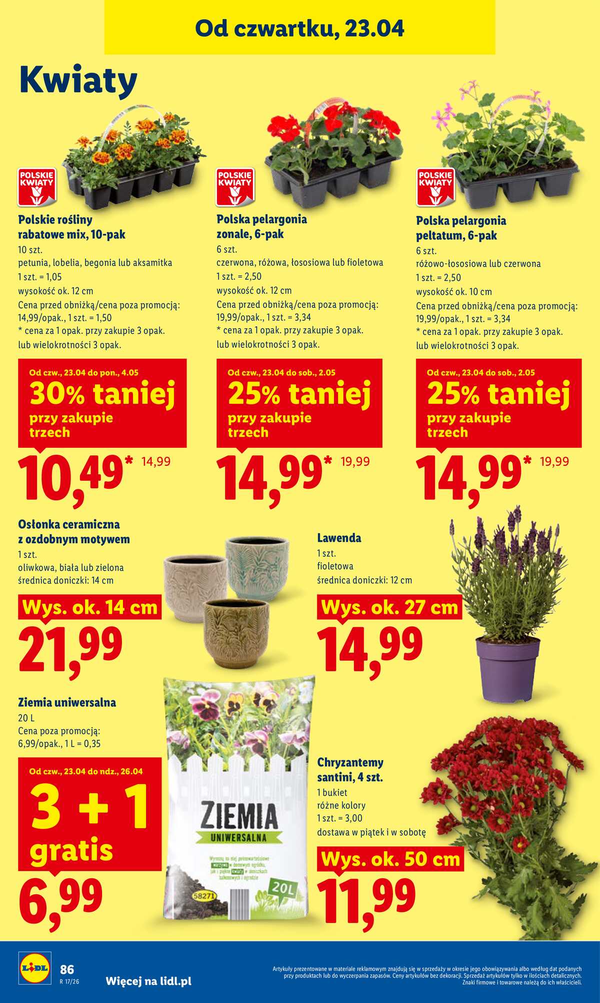 Leták Lidl Polsko 23.4.-26.4.2026 - Zpravodaj platný od 23.04 do 26.04 strana 86