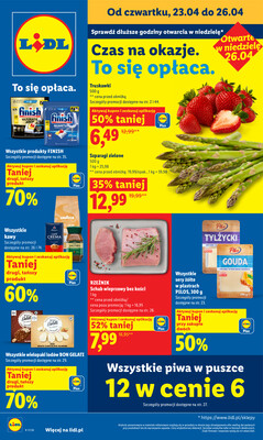 Leták Lidl Polsko 23.4.-26.4.2026 - Zpravodaj platný od 23.04 do 26.04