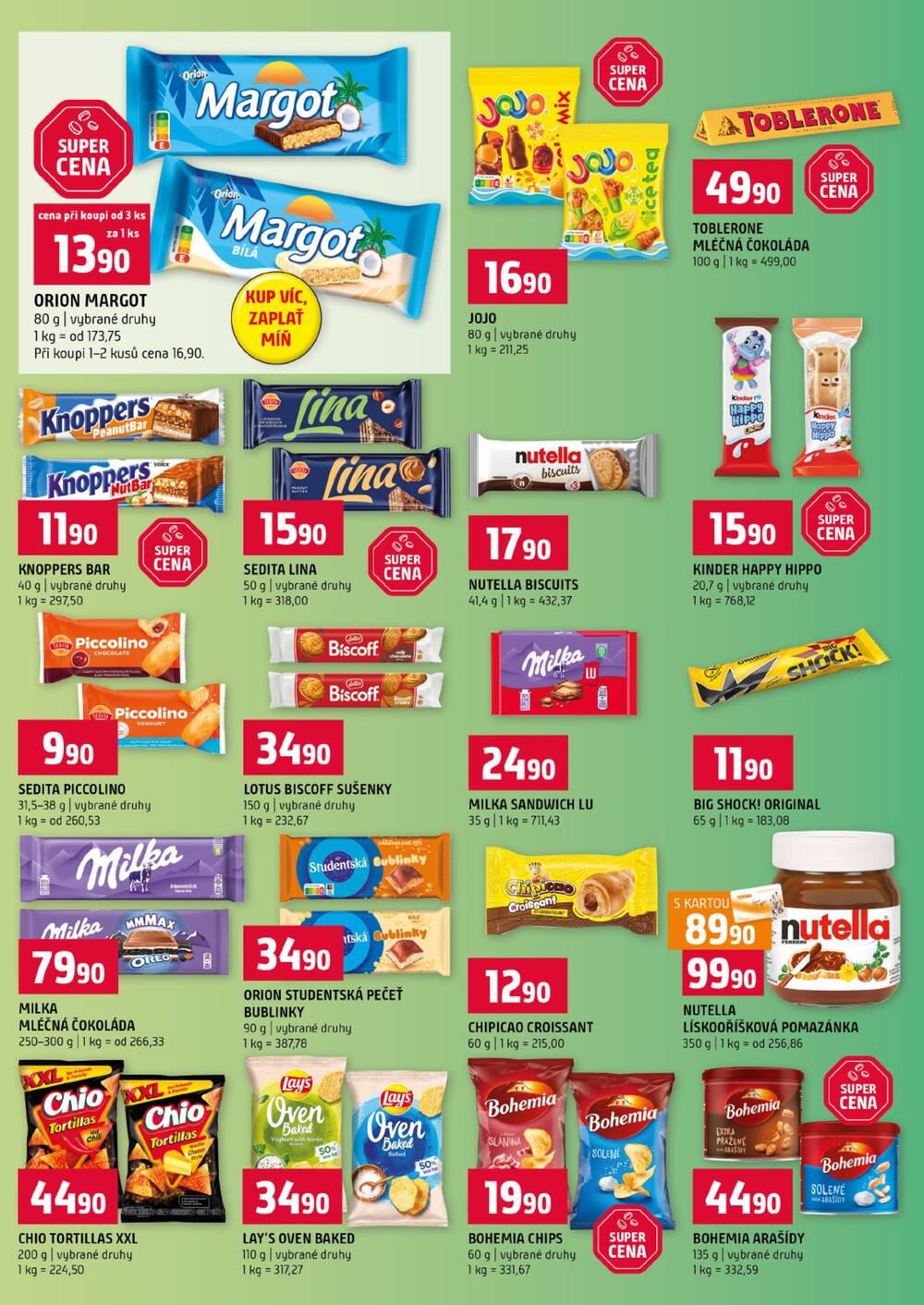 Terno České Budějovice, Třeboň, Trhové sviny, Bechyně, Týn nad Vltavou, Hradec Králové, Olomouc, Borovany, Zlín, Český Krumlov od 29.4. do 5.5.2026