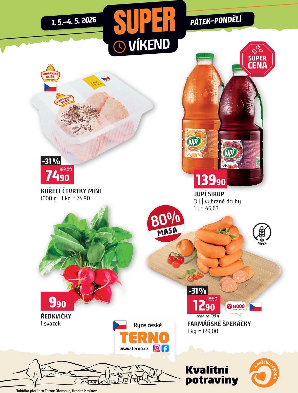 Terno Víkendová akce od 1.5. do 4.5.2026 strana 1