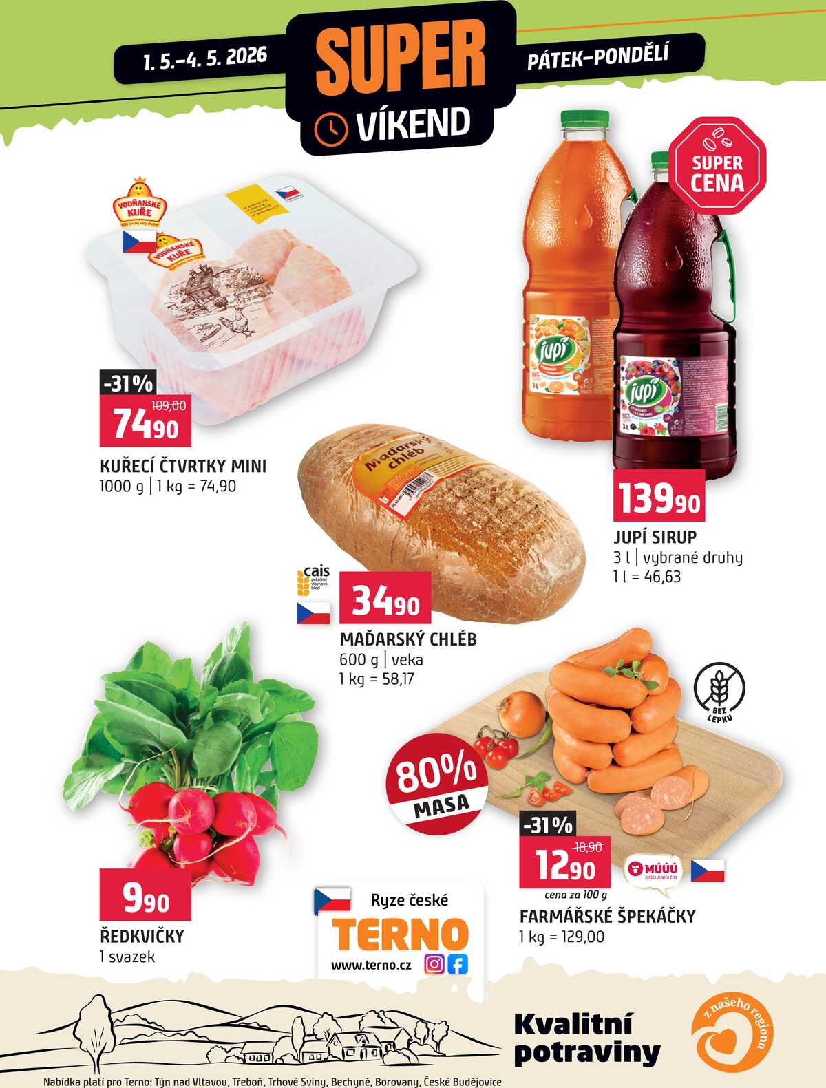 Terno Víkendová akce od 1.5. do 4.5.2026 strana 2