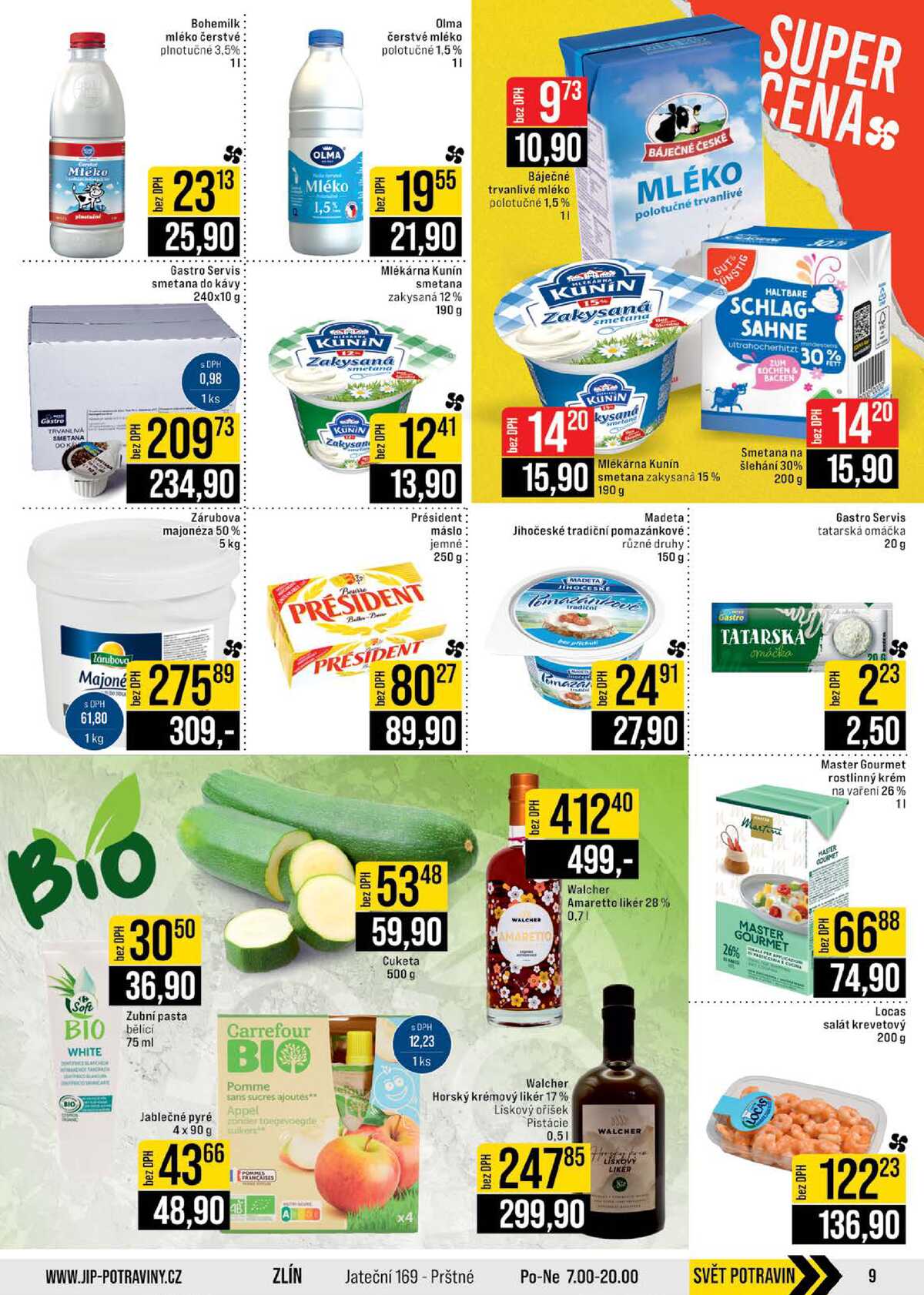 JIP Cash & Carry Brno, Praha, Ostrava, Jilemnice, Pardubice, Ostrava, Karlovy Vary, Olomouc a Zlín od 22.4. do 28.4.2026 strana 9