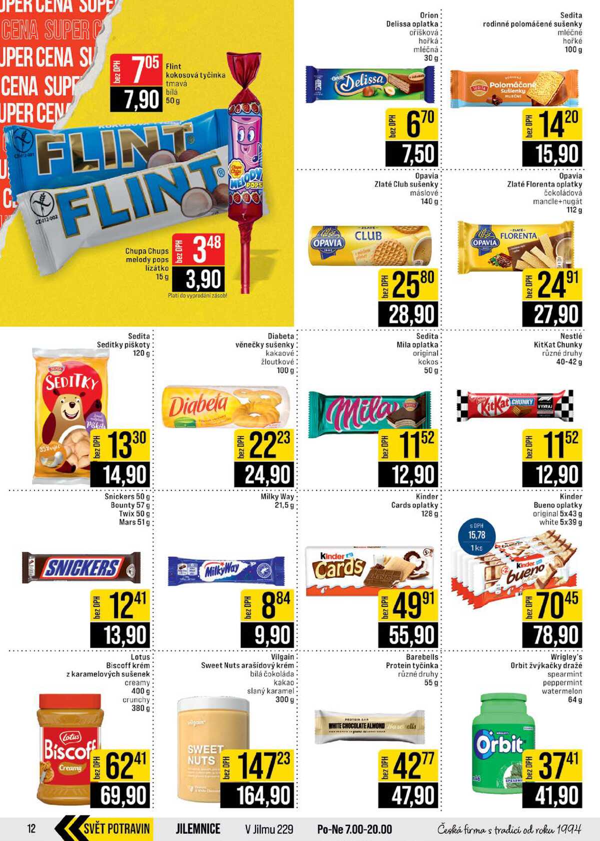 JIP Cash & Carry Brno, Praha, Ostrava, Jilemnice, Pardubice, Ostrava, Karlovy Vary, Olomouc a Zlín od 22.4. do 28.4.2026 strana 12