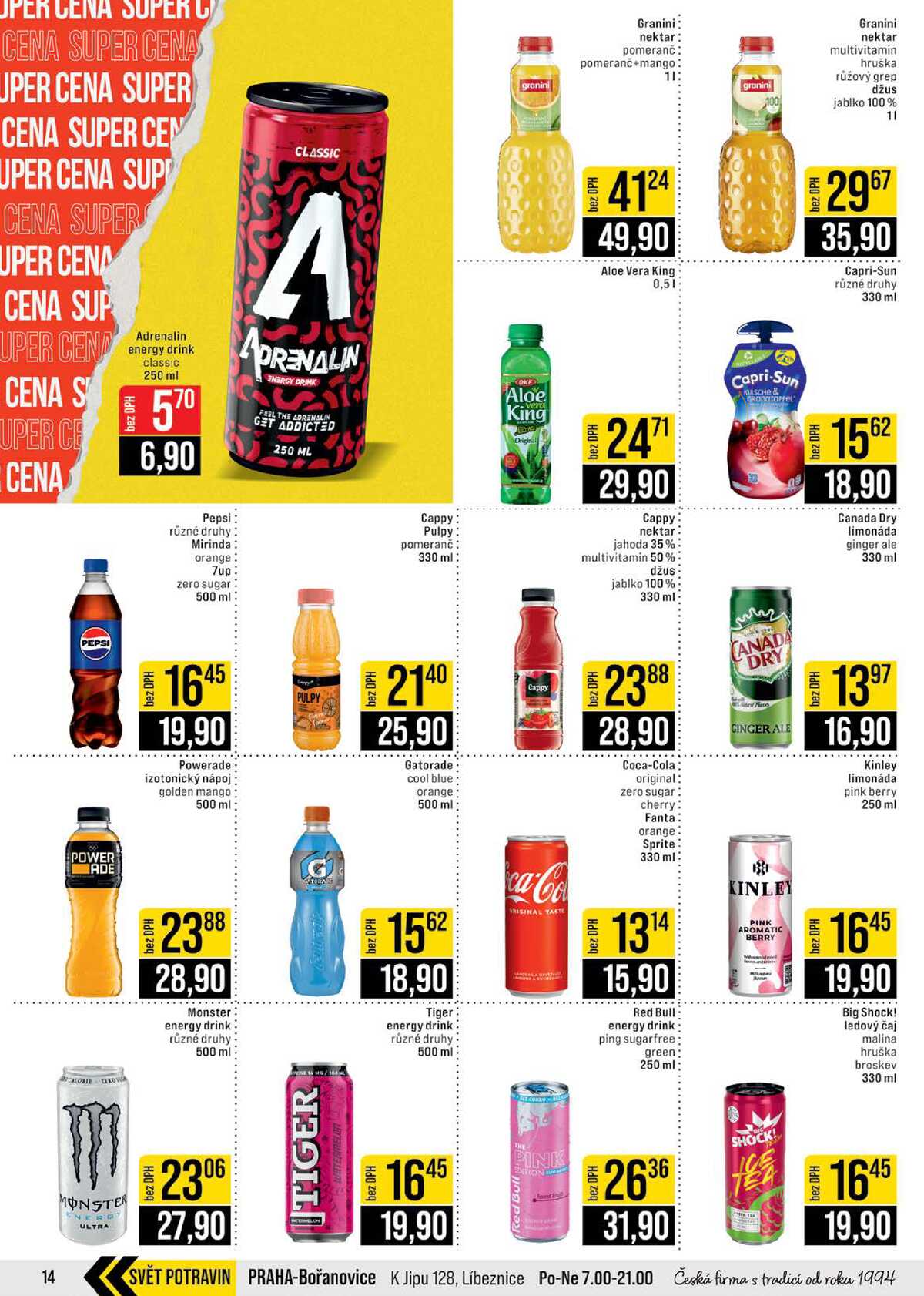 JIP Cash & Carry Brno, Praha, Ostrava, Jilemnice, Pardubice, Ostrava, Karlovy Vary, Olomouc a Zlín od 22.4. do 28.4.2026 strana 14