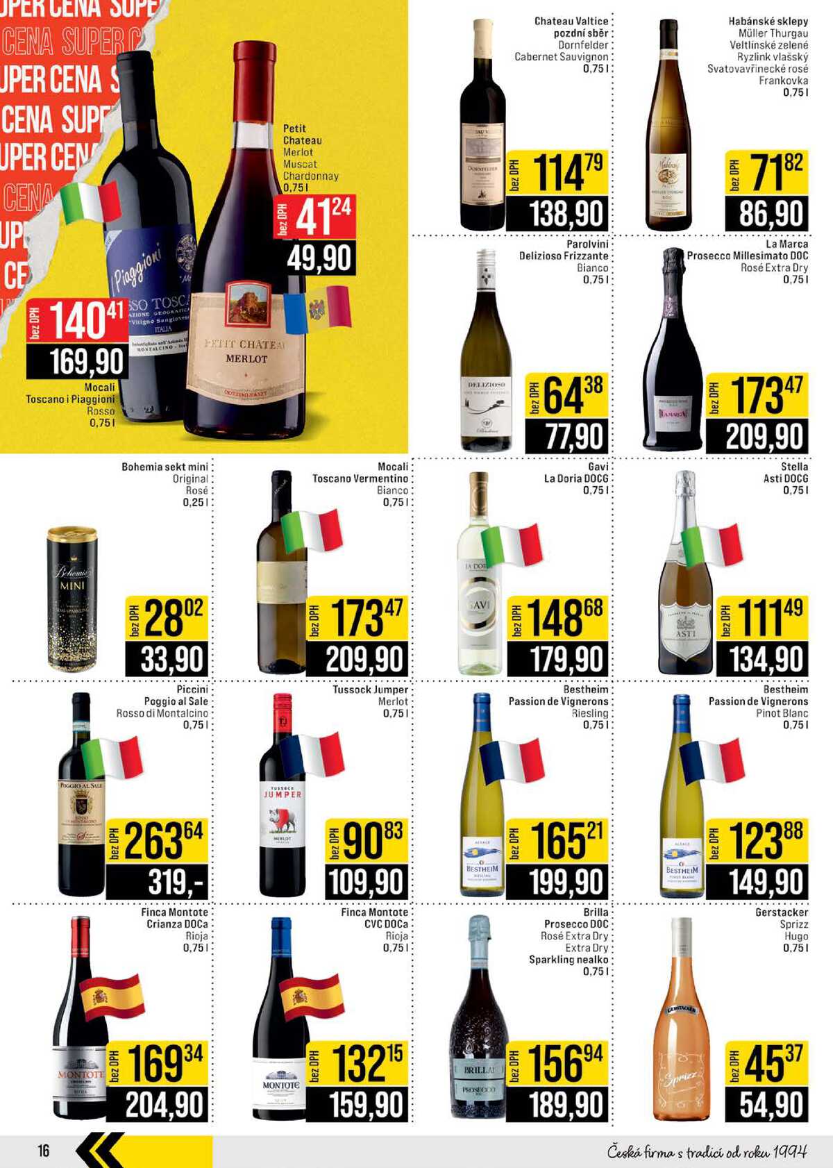 JIP Cash & Carry Brno, Praha, Ostrava, Jilemnice, Pardubice, Ostrava, Karlovy Vary, Olomouc a Zlín od 22.4. do 28.4.2026 strana 16