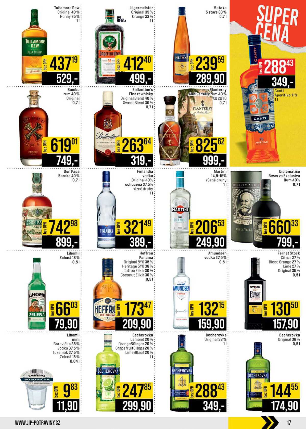 JIP Cash & Carry Brno, Praha, Ostrava, Jilemnice, Pardubice, Ostrava, Karlovy Vary, Olomouc a Zlín od 22.4. do 28.4.2026 strana 17