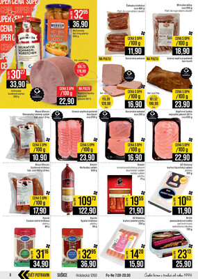 JIP Cash & Carry Brno, Praha, Ostrava, Jilemnice, Pardubice, Ostrava, Karlovy Vary, Olomouc a Zlín od 22.4. do 28.4.2026